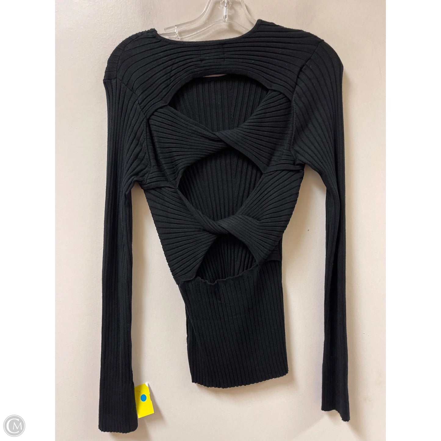 Top Long Sleeve By Clothes Mentor In Black, Size: S