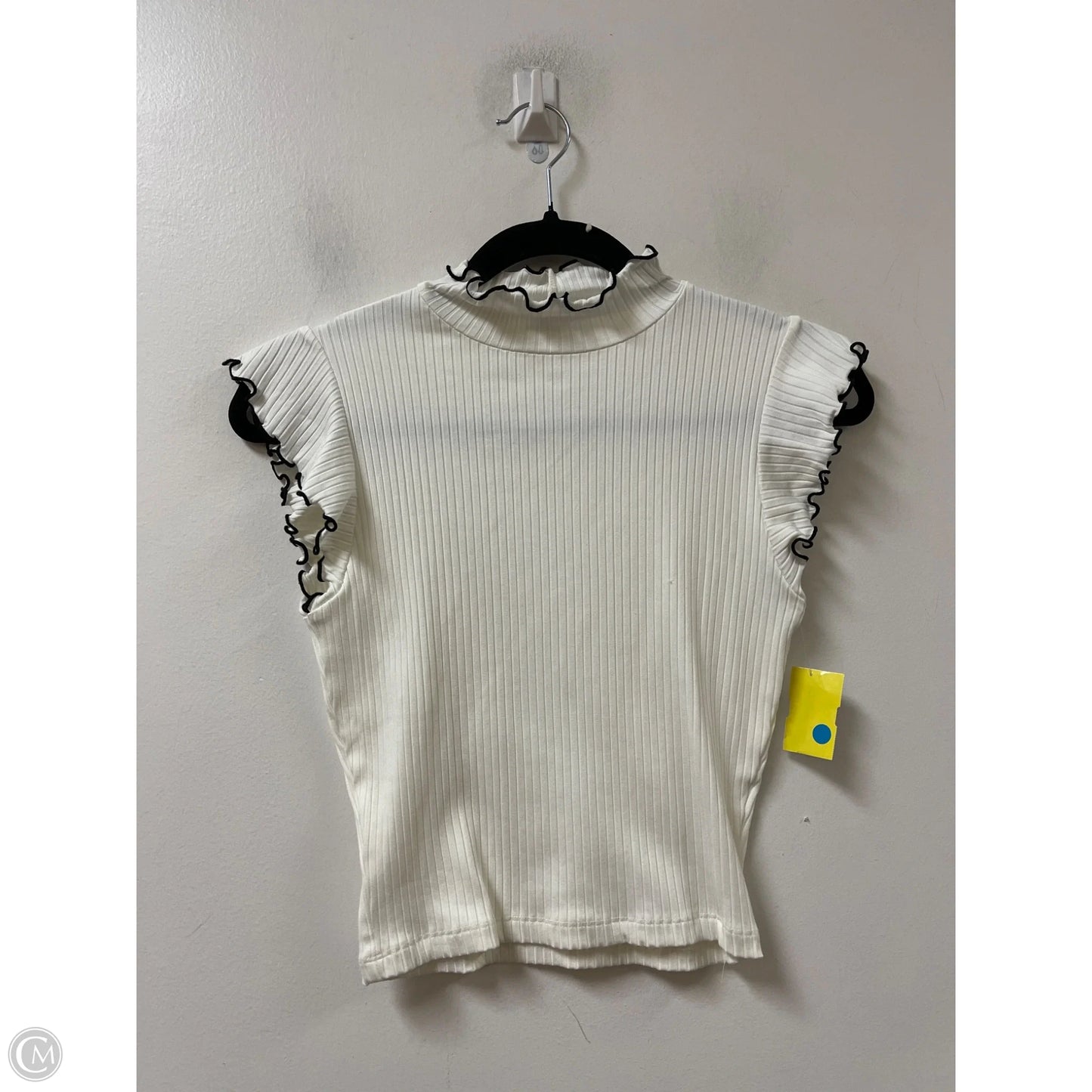 Top Sleeveless By Zara In White, Size: S
