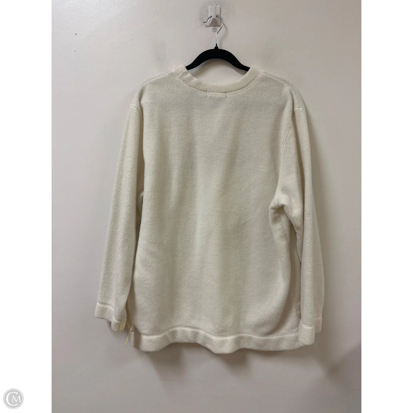 Sweater By Karen Scott In Cream, Size: Xl