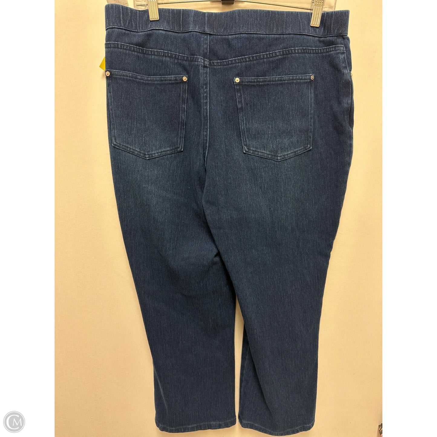 Jeans Skinny By Belle By Kim Gravel In Blue Denim, Size: 14