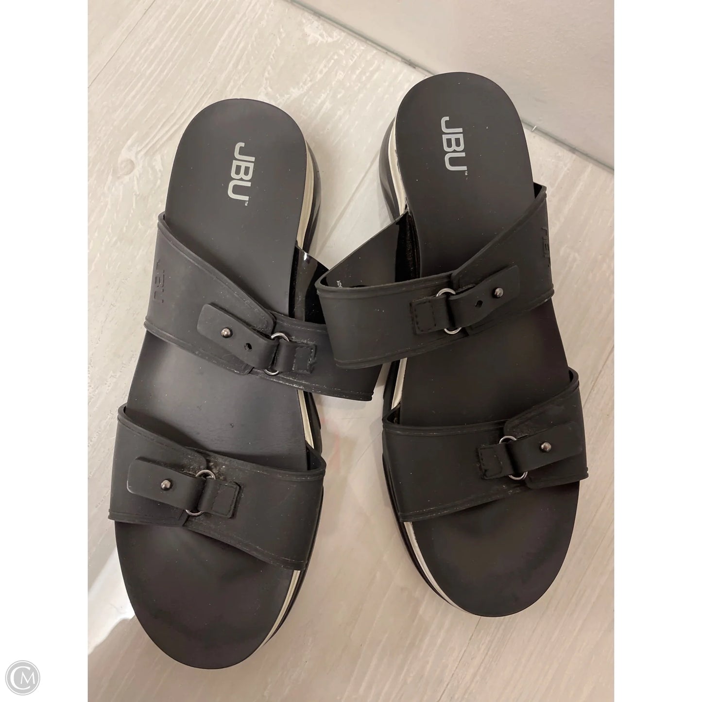 Sandals Flats By Jbu By Jambu In Black, Size: 10