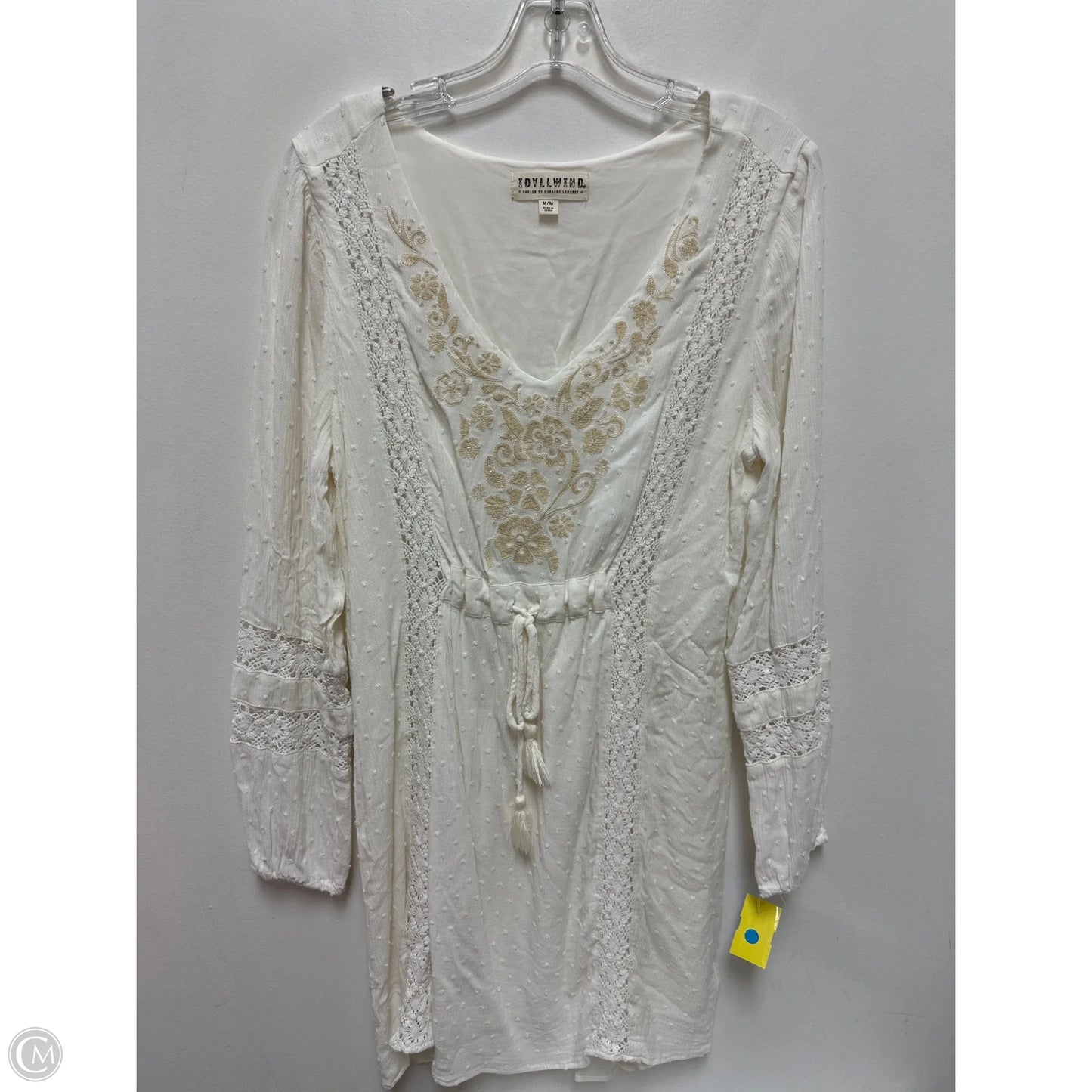 Dress Casual Midi By Idyllwind In Cream, Size: M