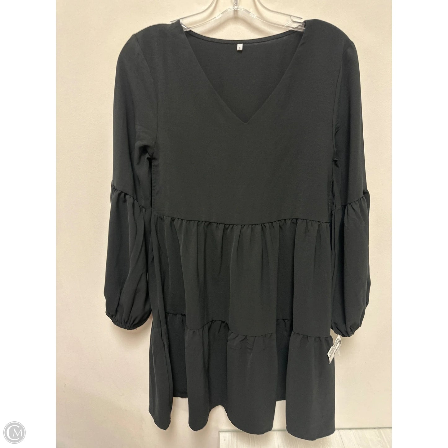 Dress Casual Midi By Clothes Mentor In Black, Size: S