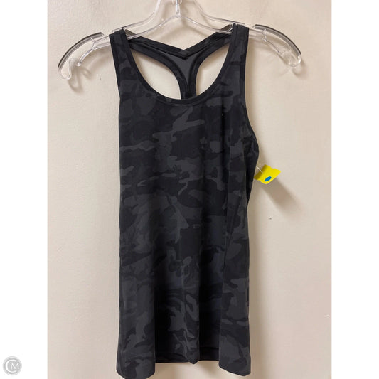 Athletic Tank Top By Lululemon In Camouflage Print, Size: S