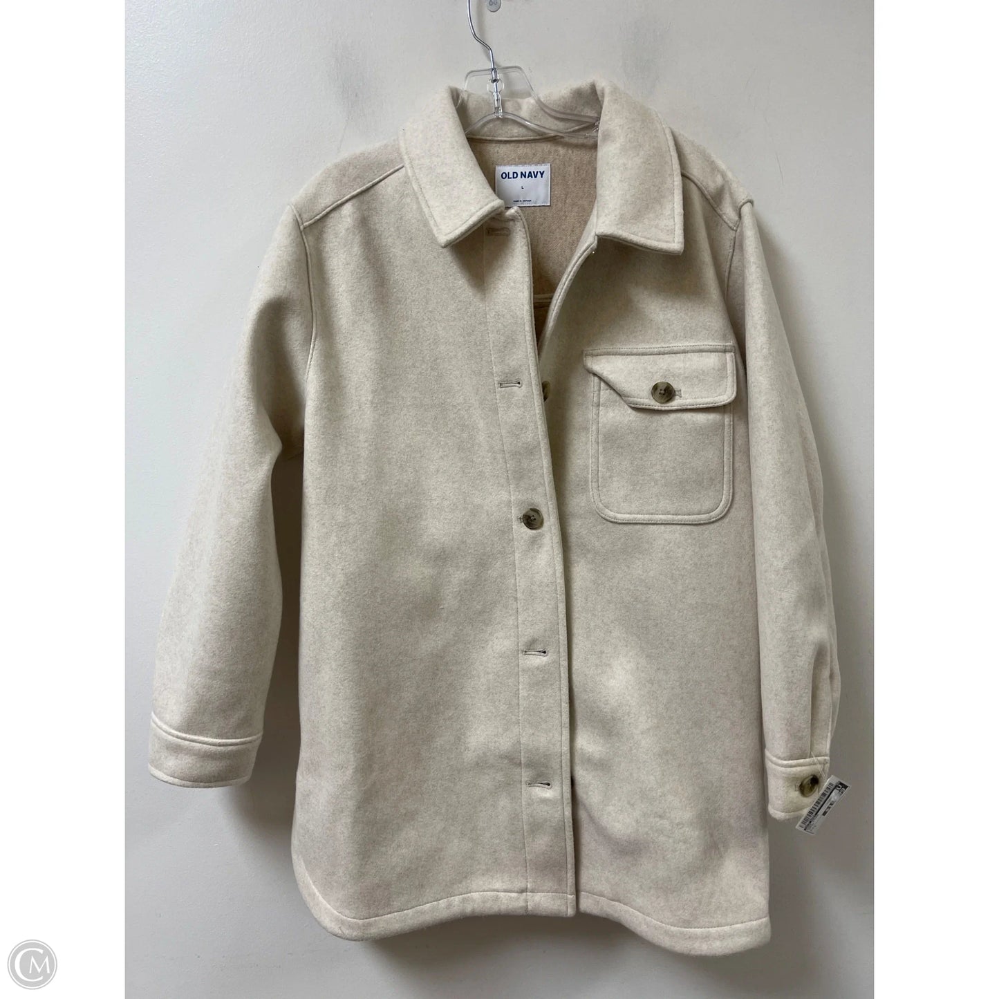 Coat Other By Old Navy In Cream, Size: L