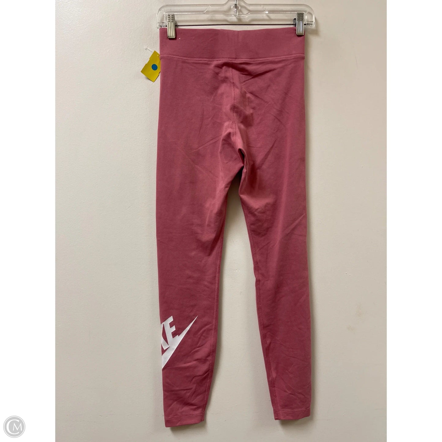 Athletic Leggings By Nike In Pink, Size: S