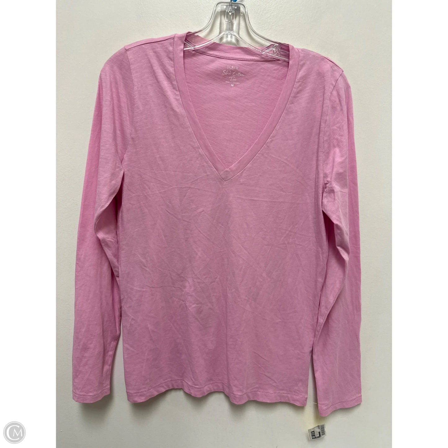 Top Long Sleeve By J. Crew In Pink, Size: M