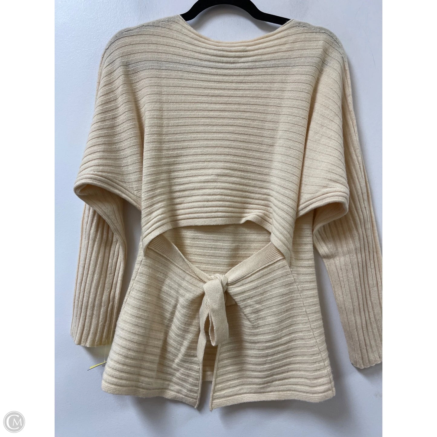 Top Long Sleeve By Vince In Yellow, Size: S