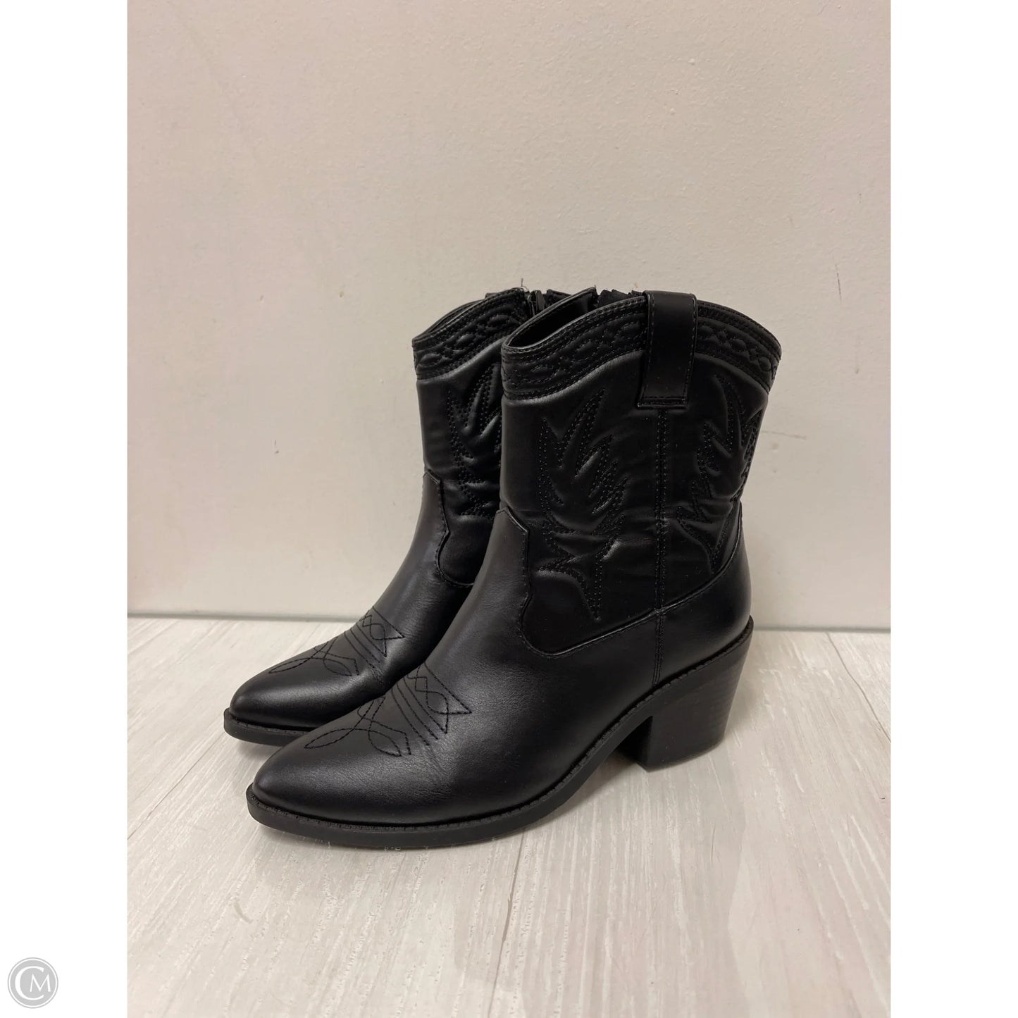Boots Western By Soda In Black, Size: 6.5
