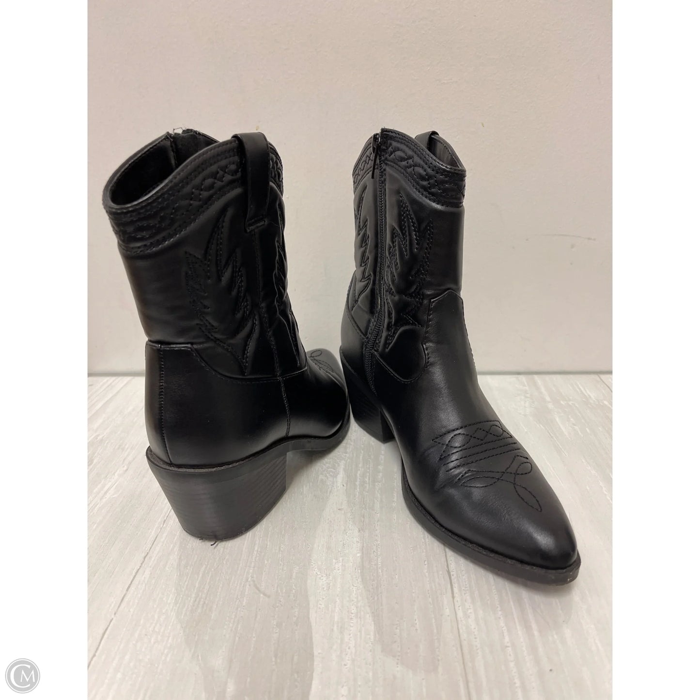Boots Western By Soda In Black, Size: 6.5