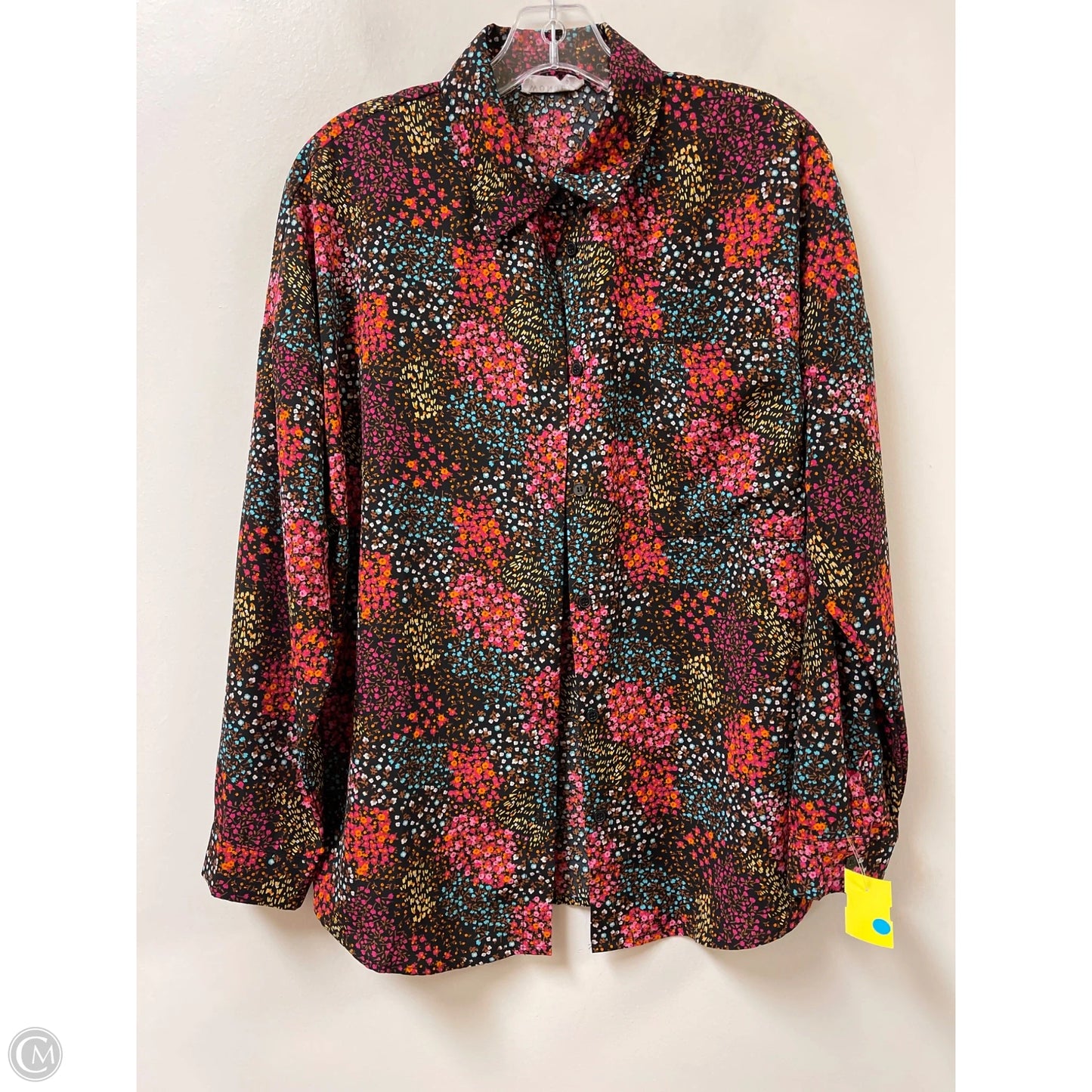 Blouse Long Sleeve By Emily Wonder In Multi-colored, Size: S