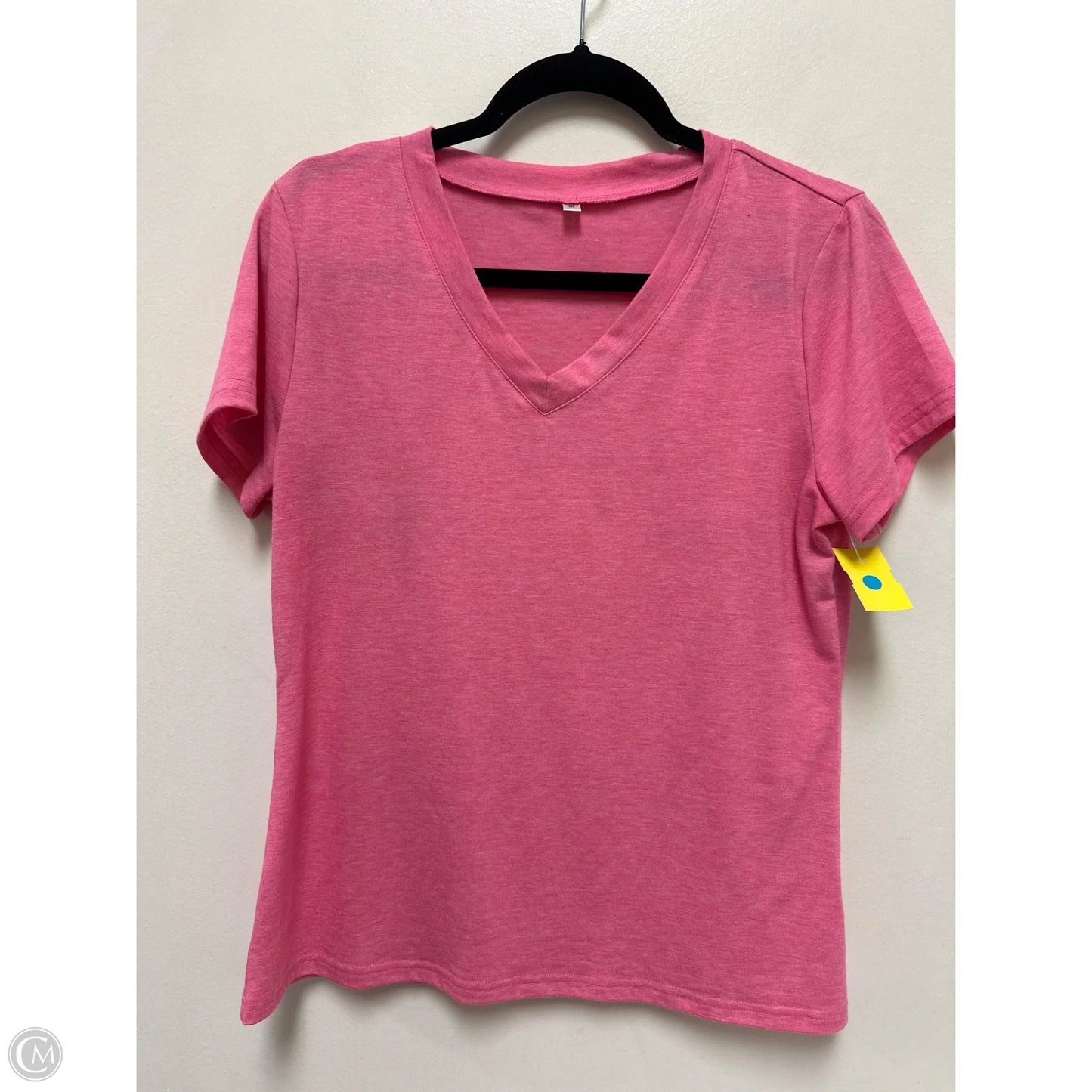 Top Short Sleeve By Clothes Mentor In Pink, Size: M