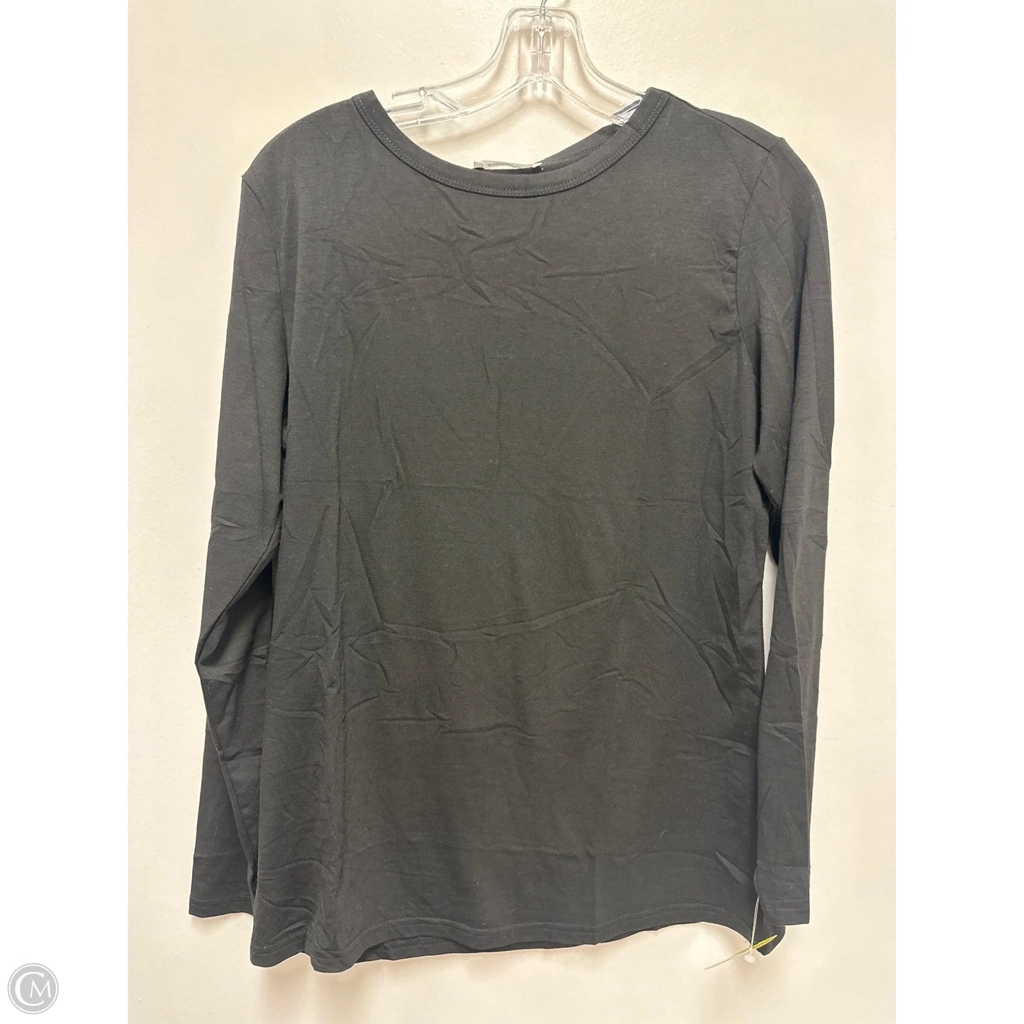 Top Long Sleeve By Clothes Mentor In Black, Size: M
