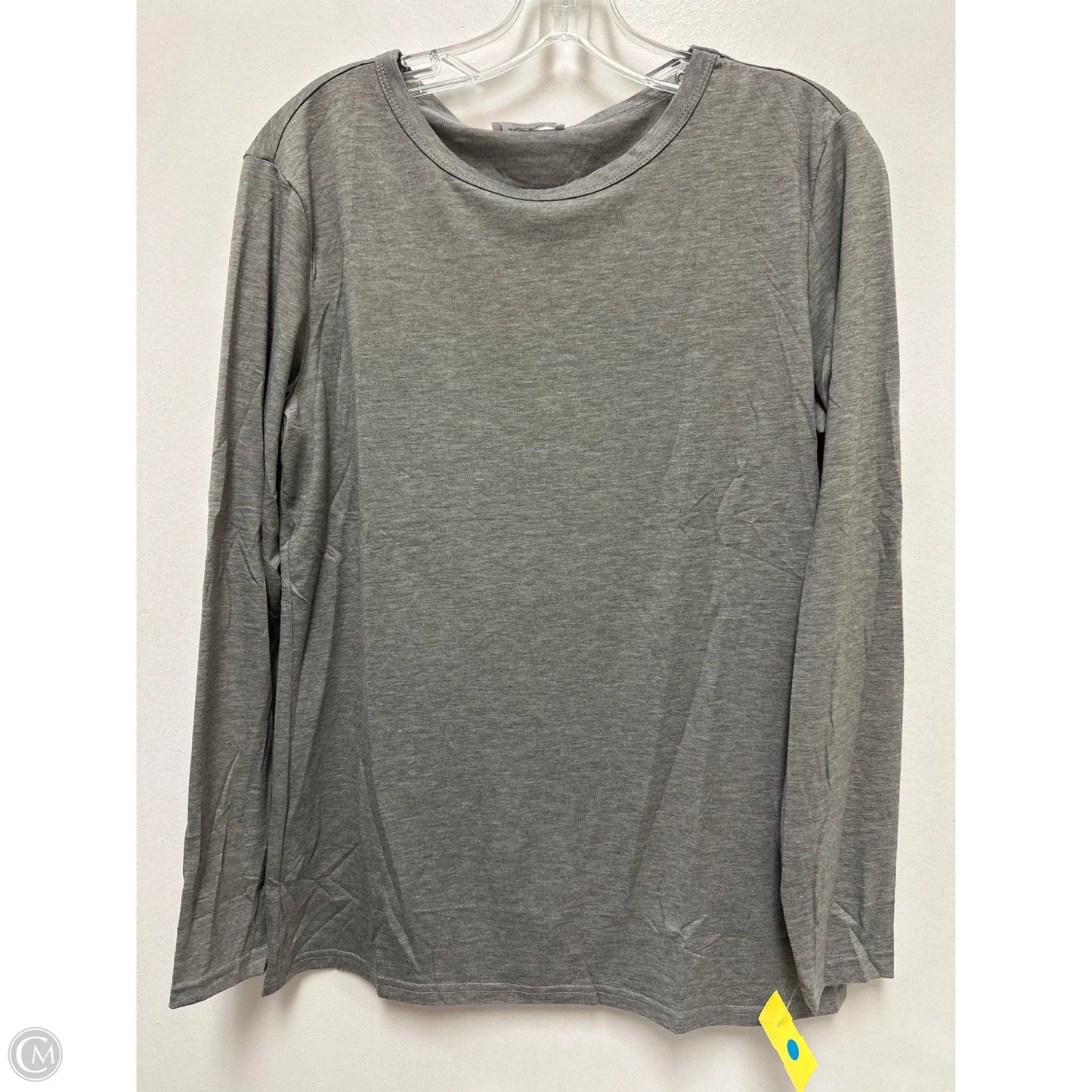 Top Long Sleeve By Clothes Mentor In Grey, Size: M