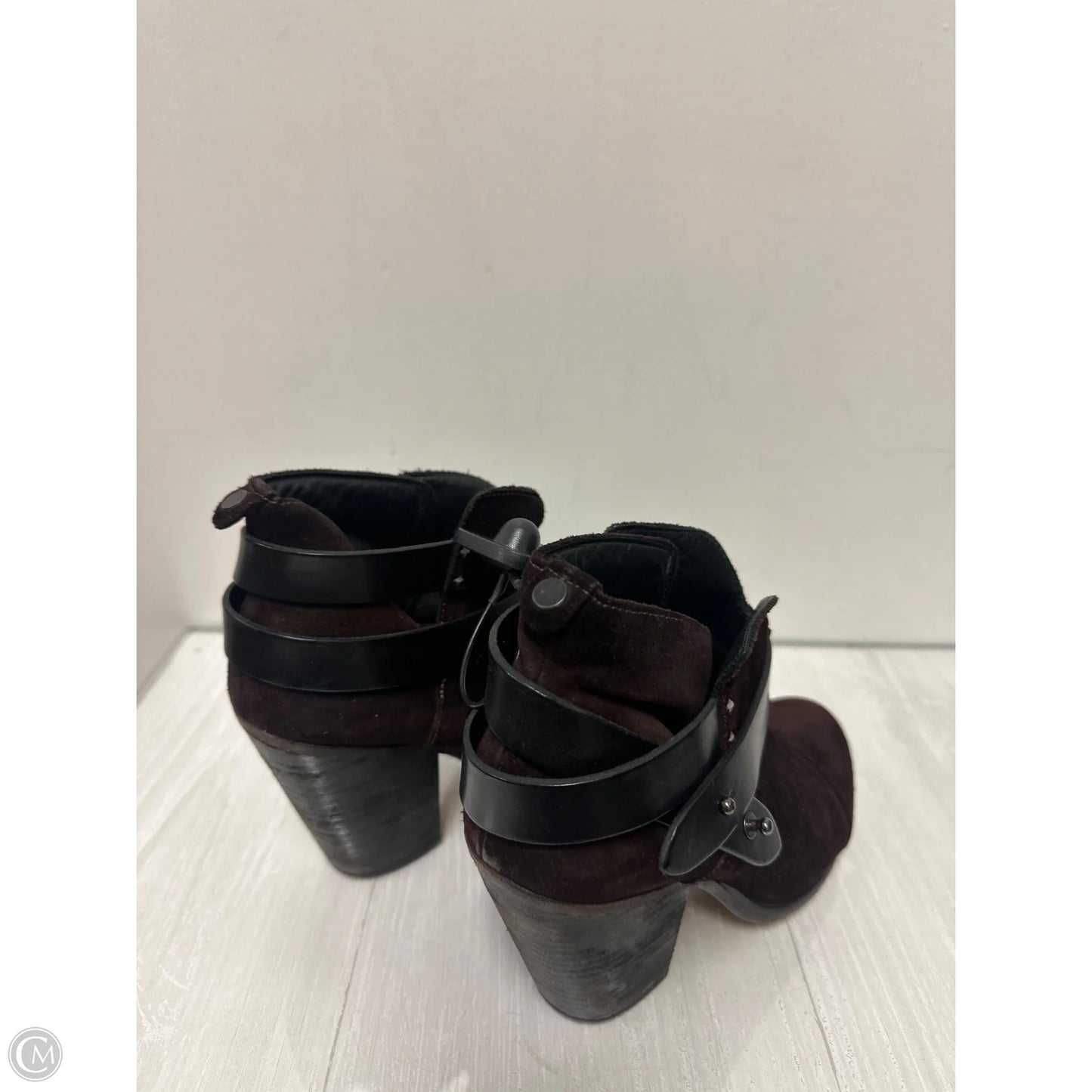 Boots Ankle Heels By Rag And Bone In Red, Size: 7.5