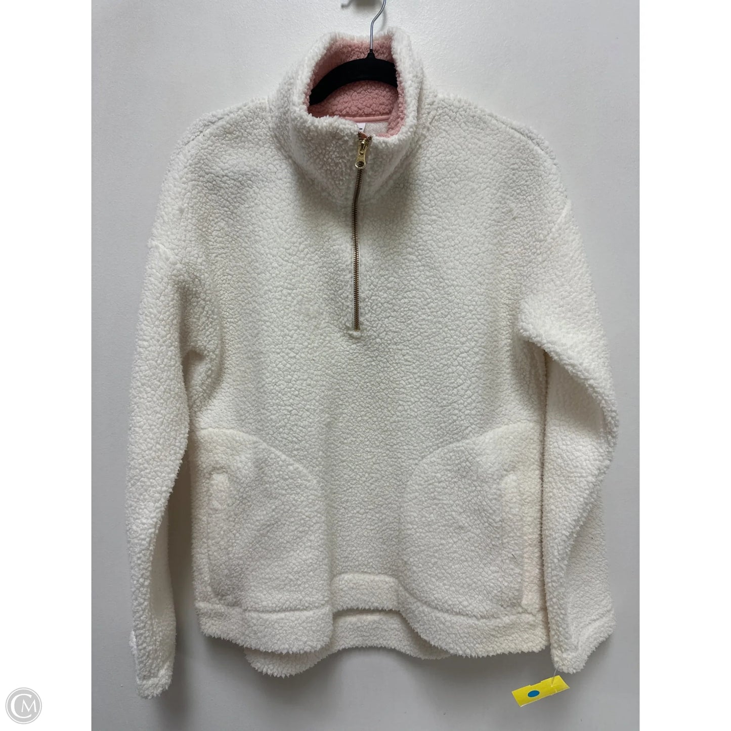 Jacket Faux Fur & Sherpa By Old Navy In White, Size: M