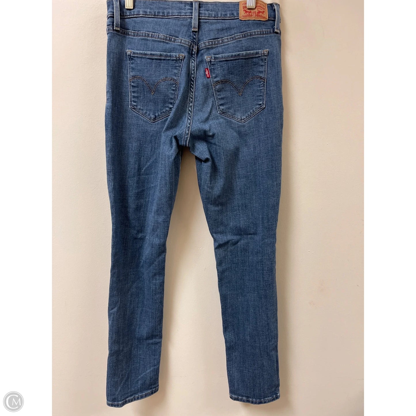 Jeans Skinny By Levis In Blue Denim, Size: 6