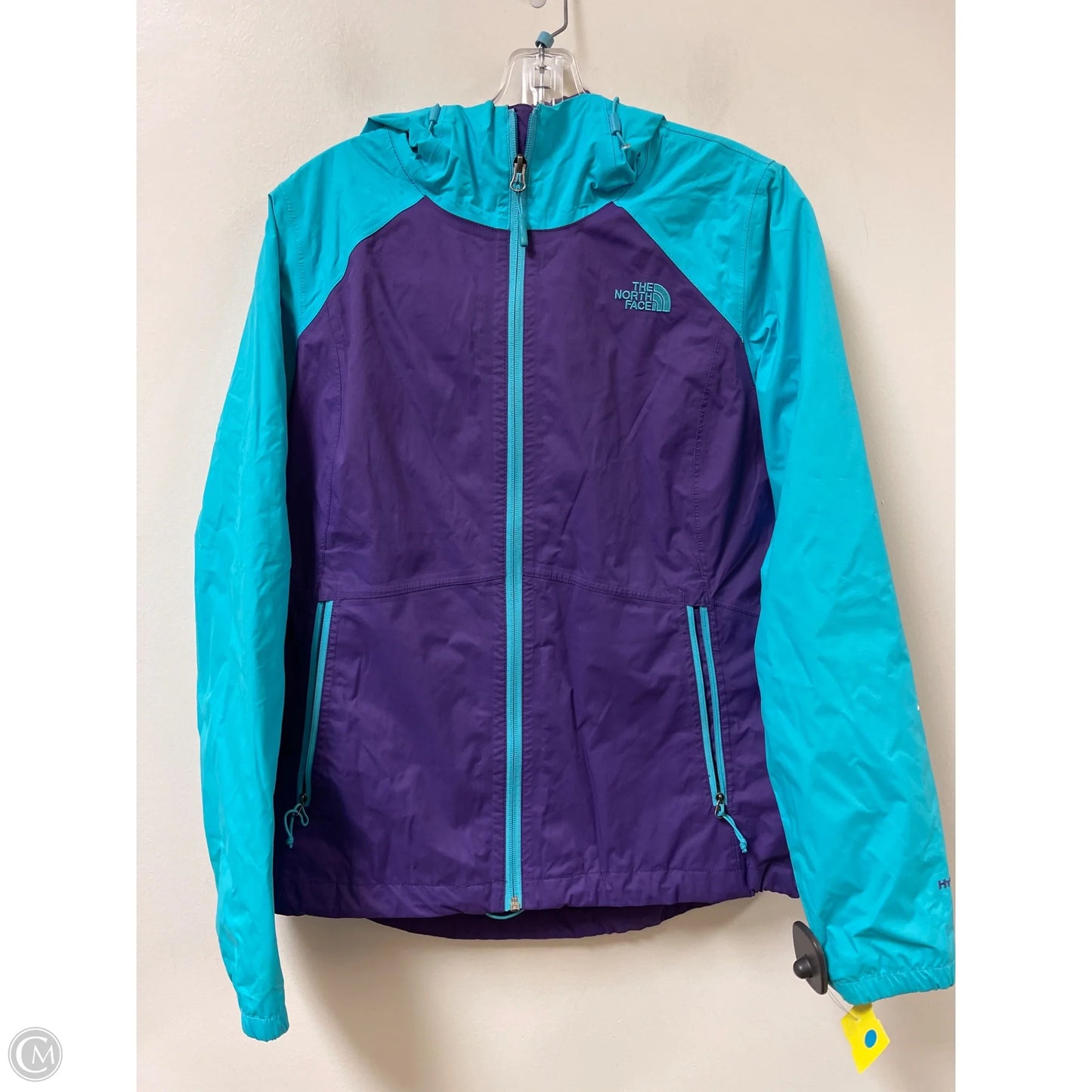 Jacket Windbreaker By The North Face In Blue & Purple, Size: M