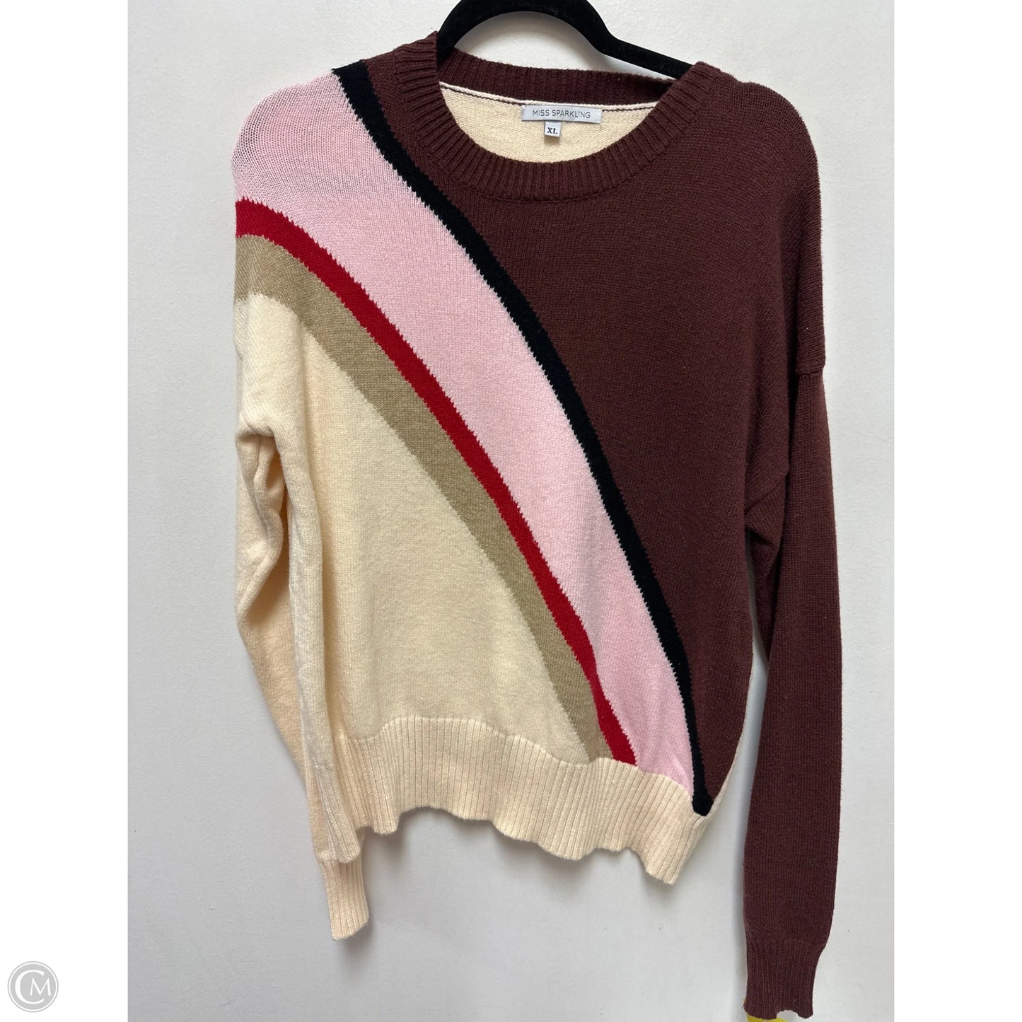 Sweater By Miss Sparkling In Multi-colored, Size: Xl