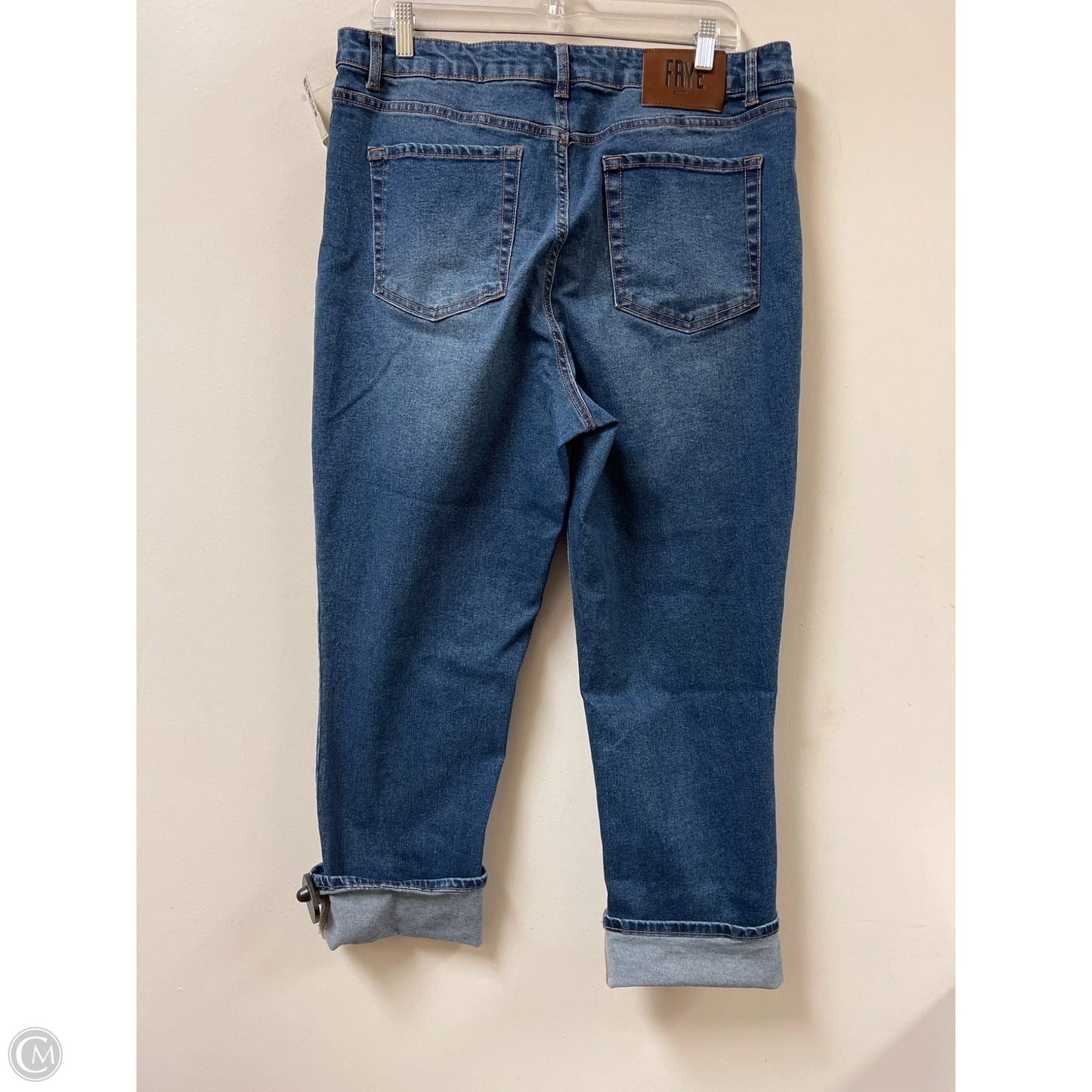 Jeans Designer By Frye In Blue Denim, Size: 14