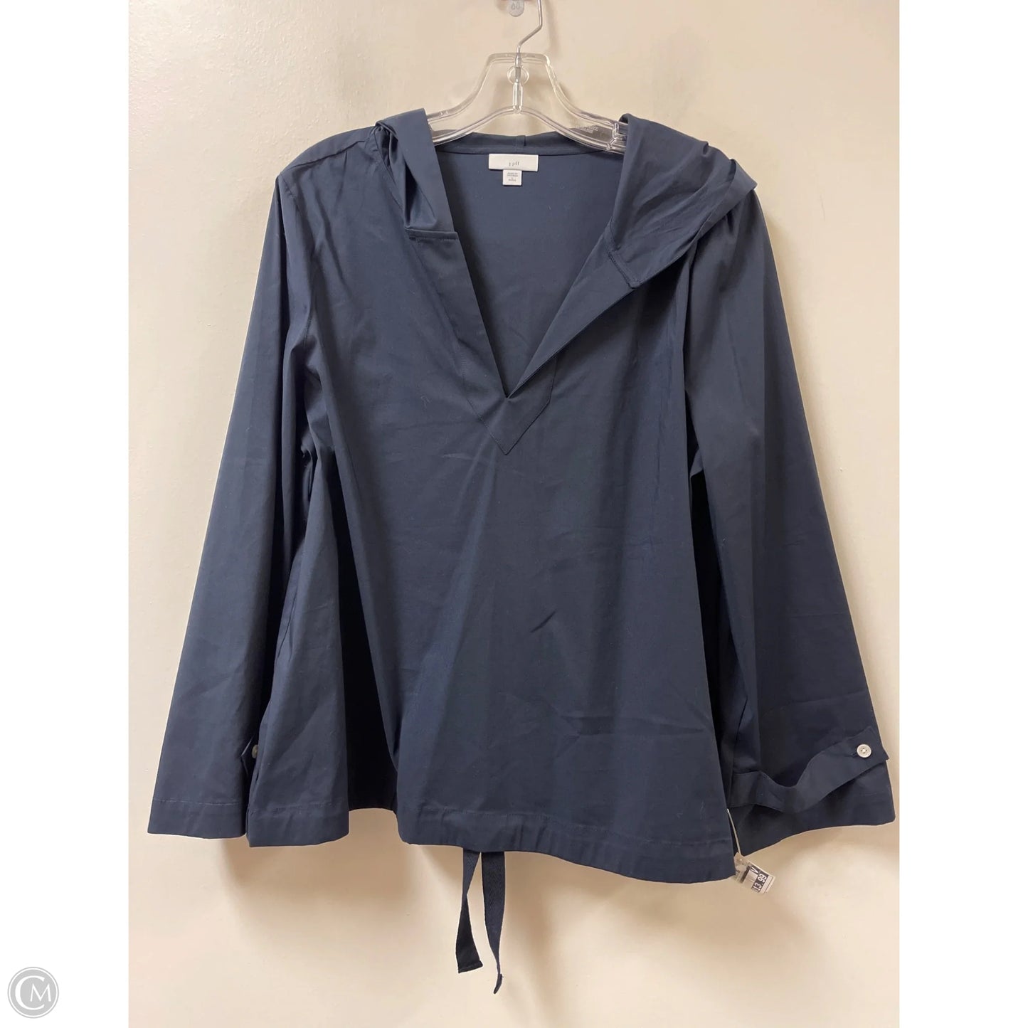 Top Long Sleeve By J. Jill In Navy, Size: Lp