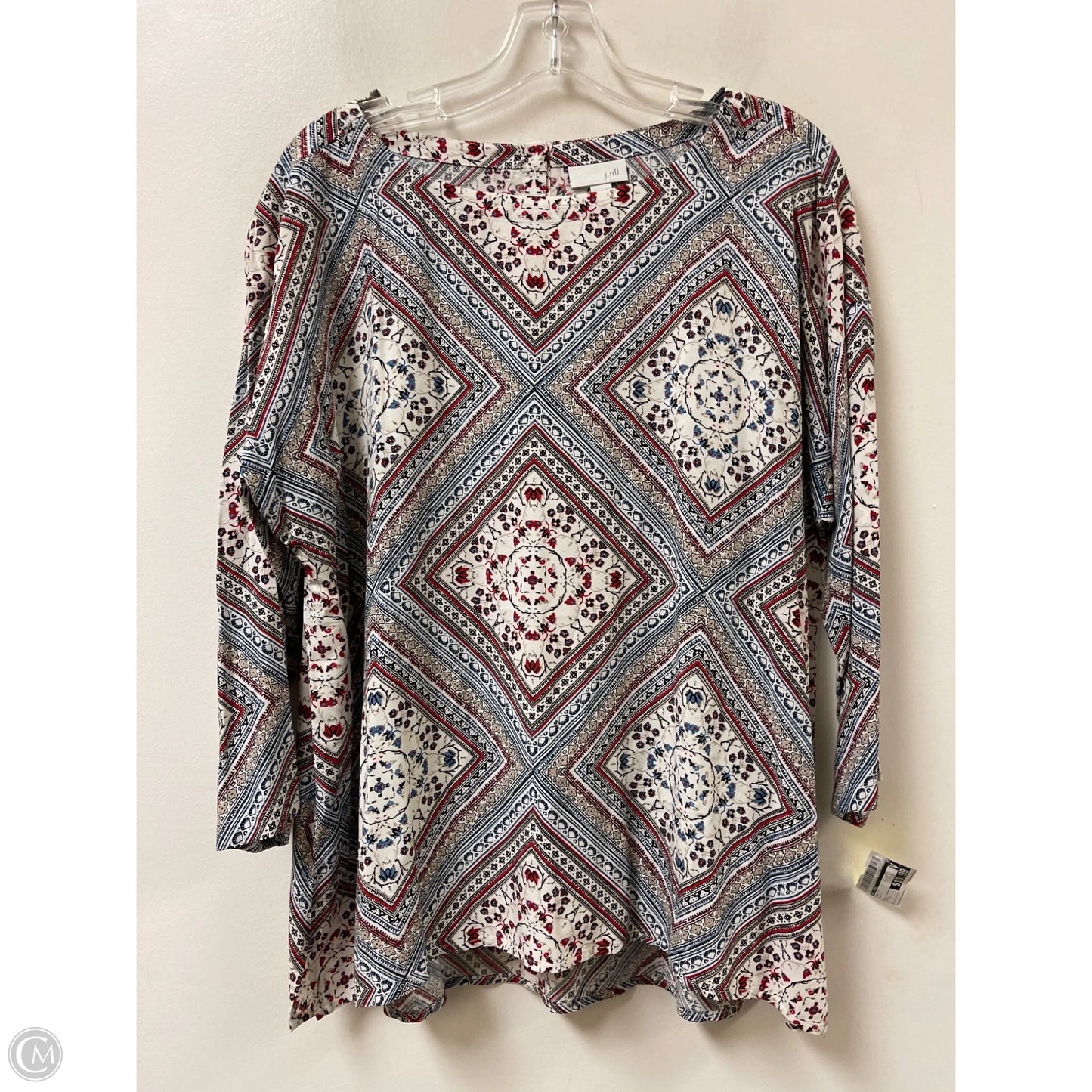 Top Long Sleeve By J. Jill In Multi-colored, Size: L