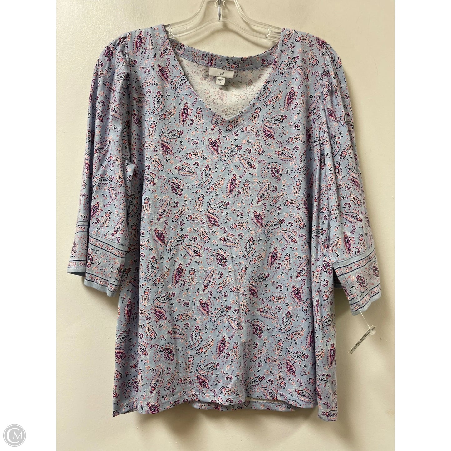 Top Long Sleeve By J. Jill In Blue, Size: M