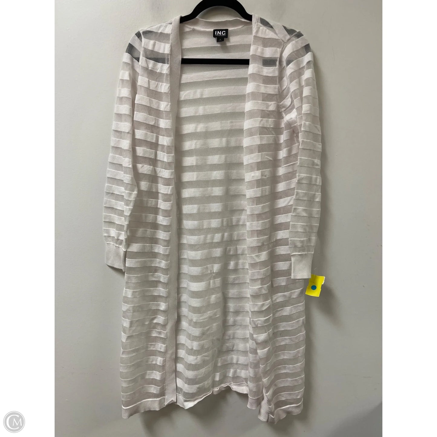 Cardigan By Inc In White, Size: L