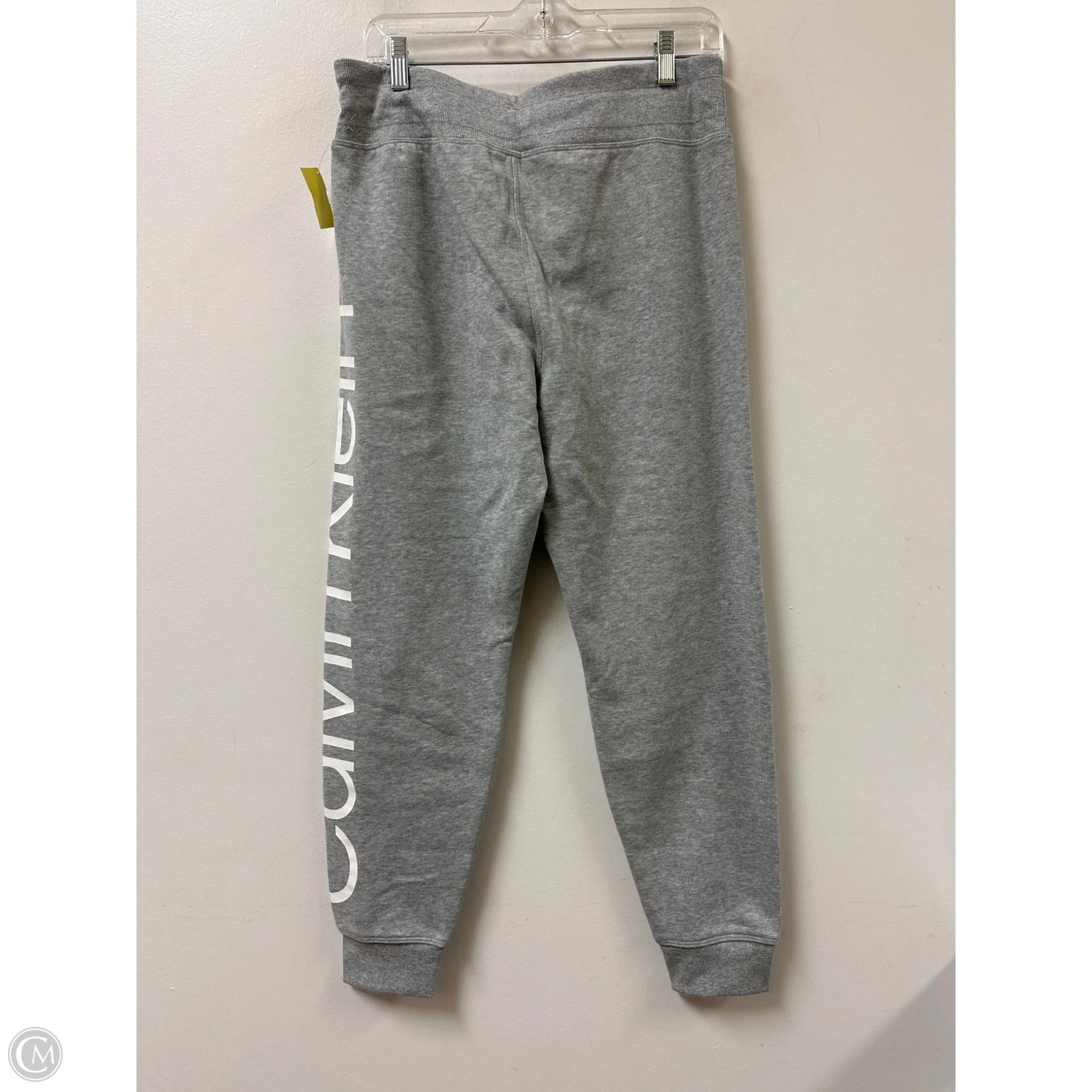 Athletic Pants By Calvin Klein In Grey, Size: M