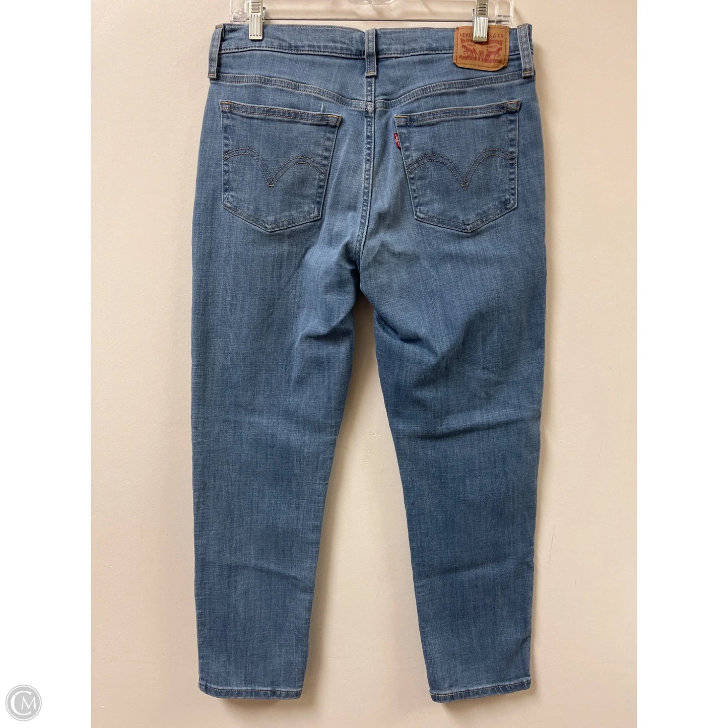 Jeans Boyfriend By Levis In Blue Denim, Size: 8