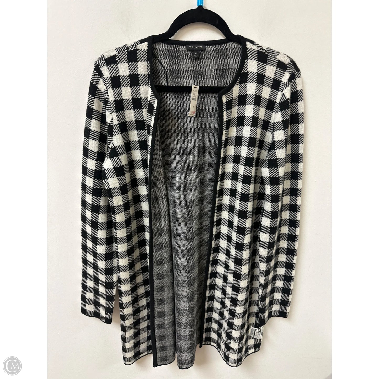 Cardigan By Talbots In Black & White, Size: M