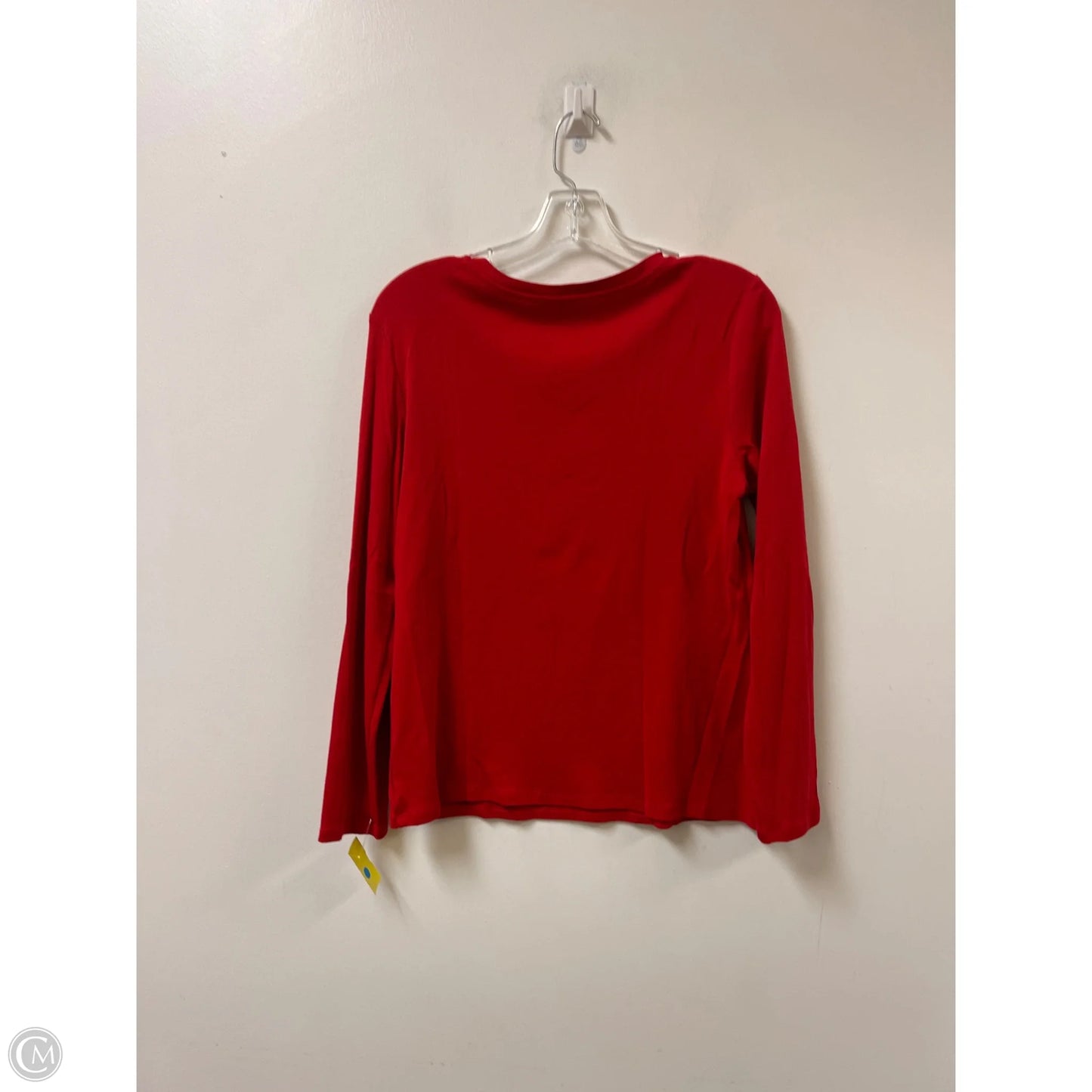 Top Short Sleeve By Ana In Red, Size: L