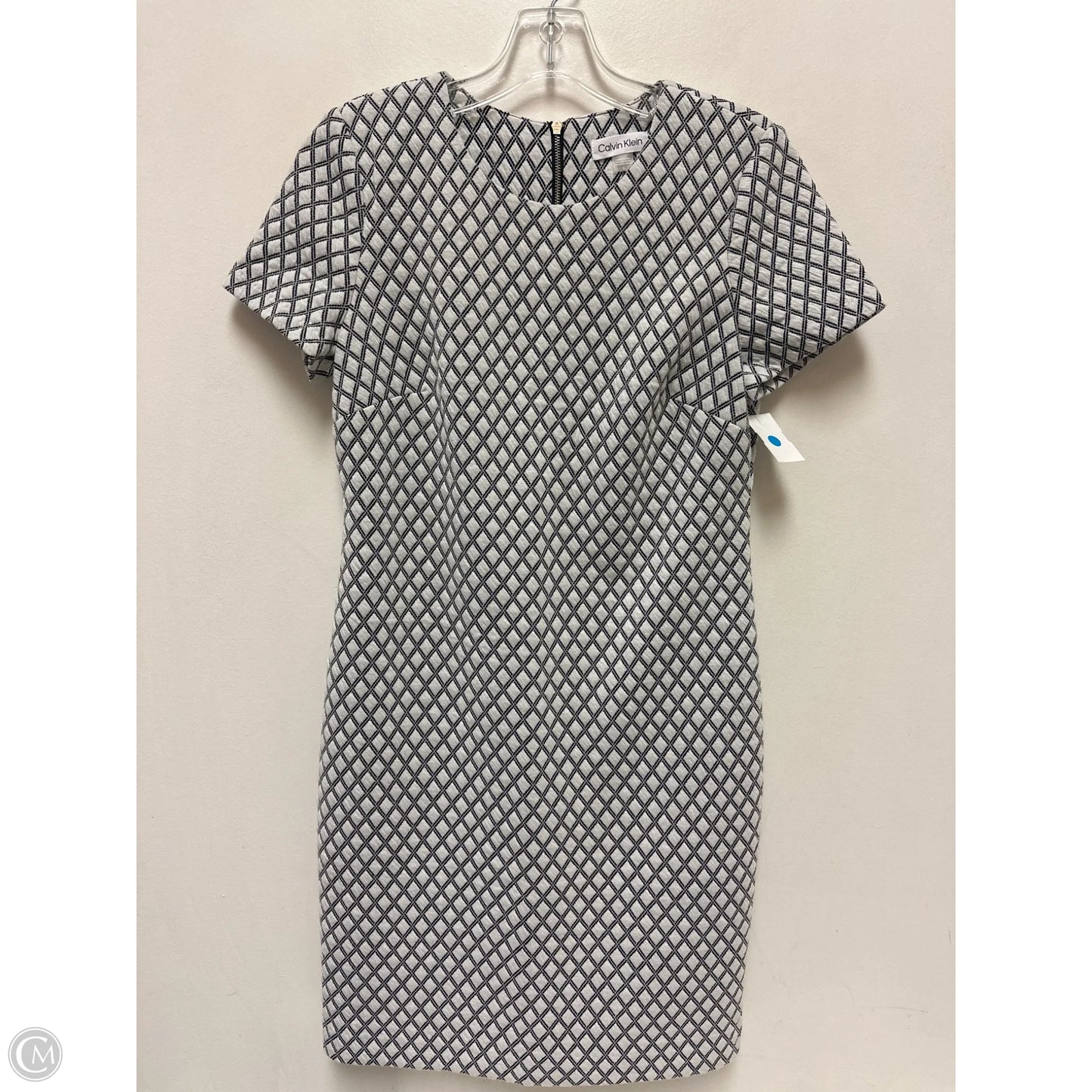 Skirt Midi By Calvin Klein In Black & White, Size: 6