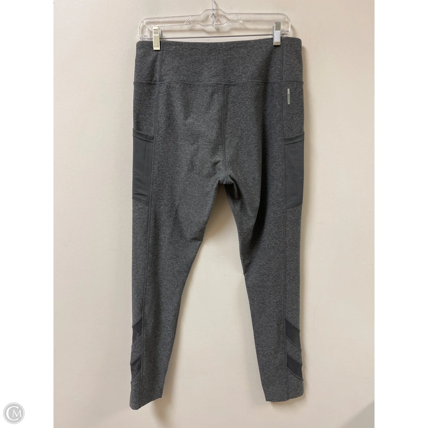 Athletic Leggings By Mondetta In Grey, Size: L