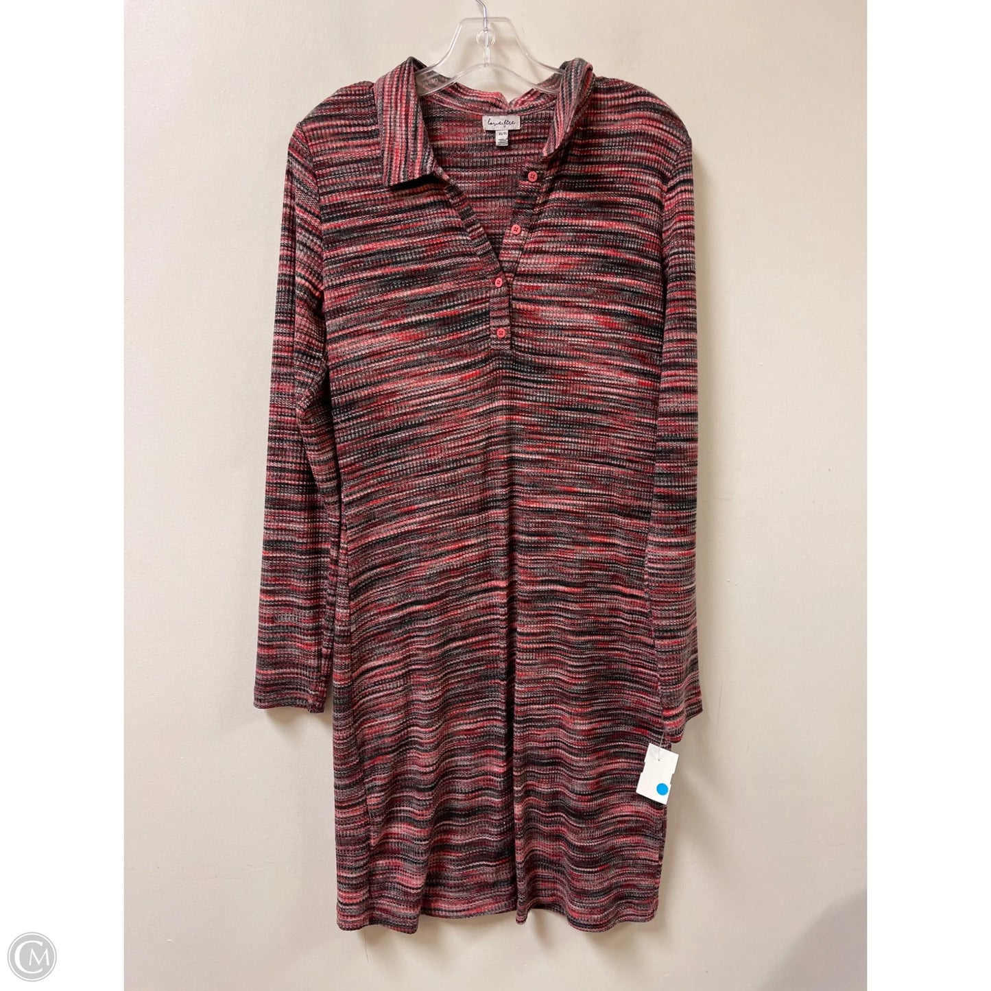 Dress Casual Maxi By Love Fire In Black & Red, Size: Xl