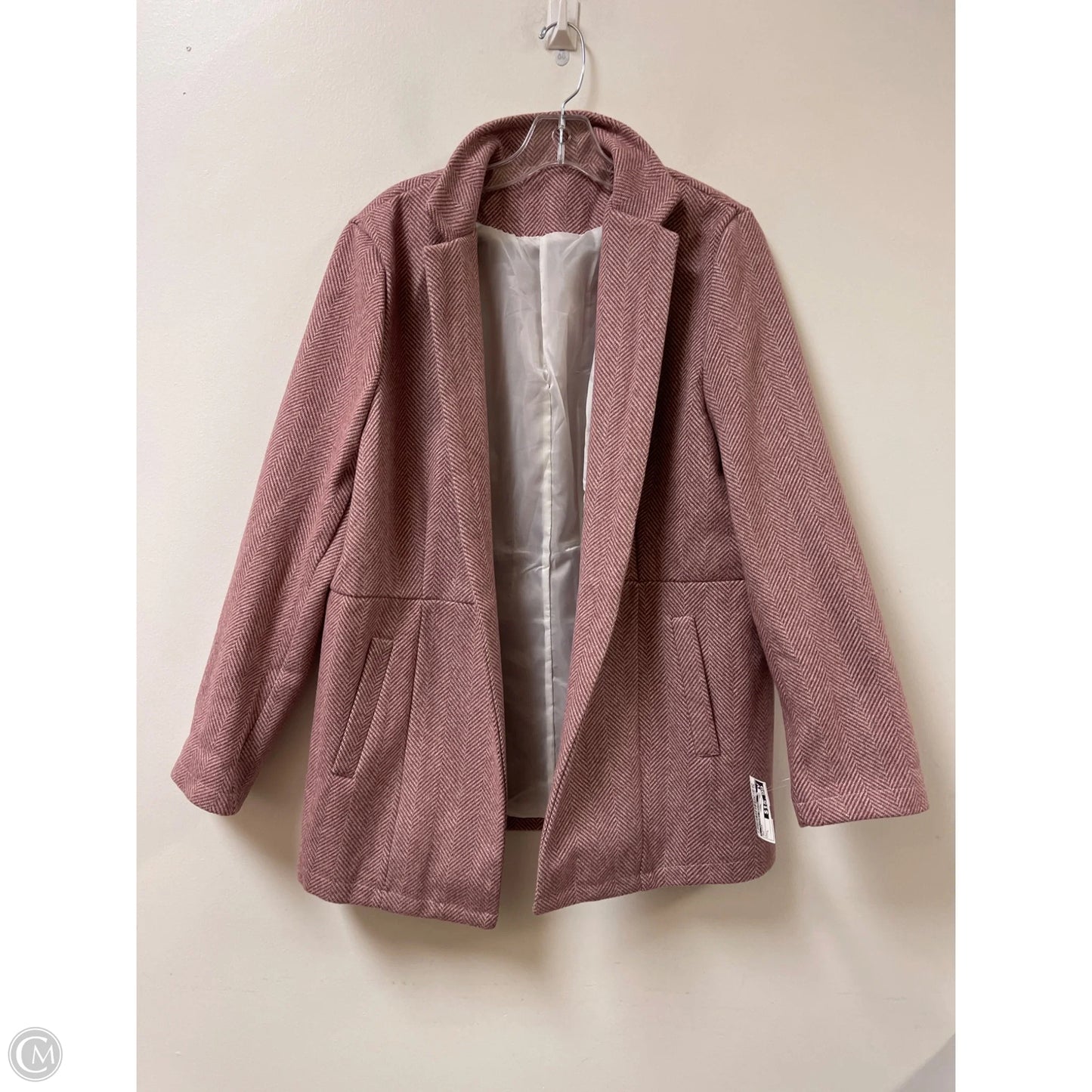 Blazer By Clothes Mentor In Red, Size: L