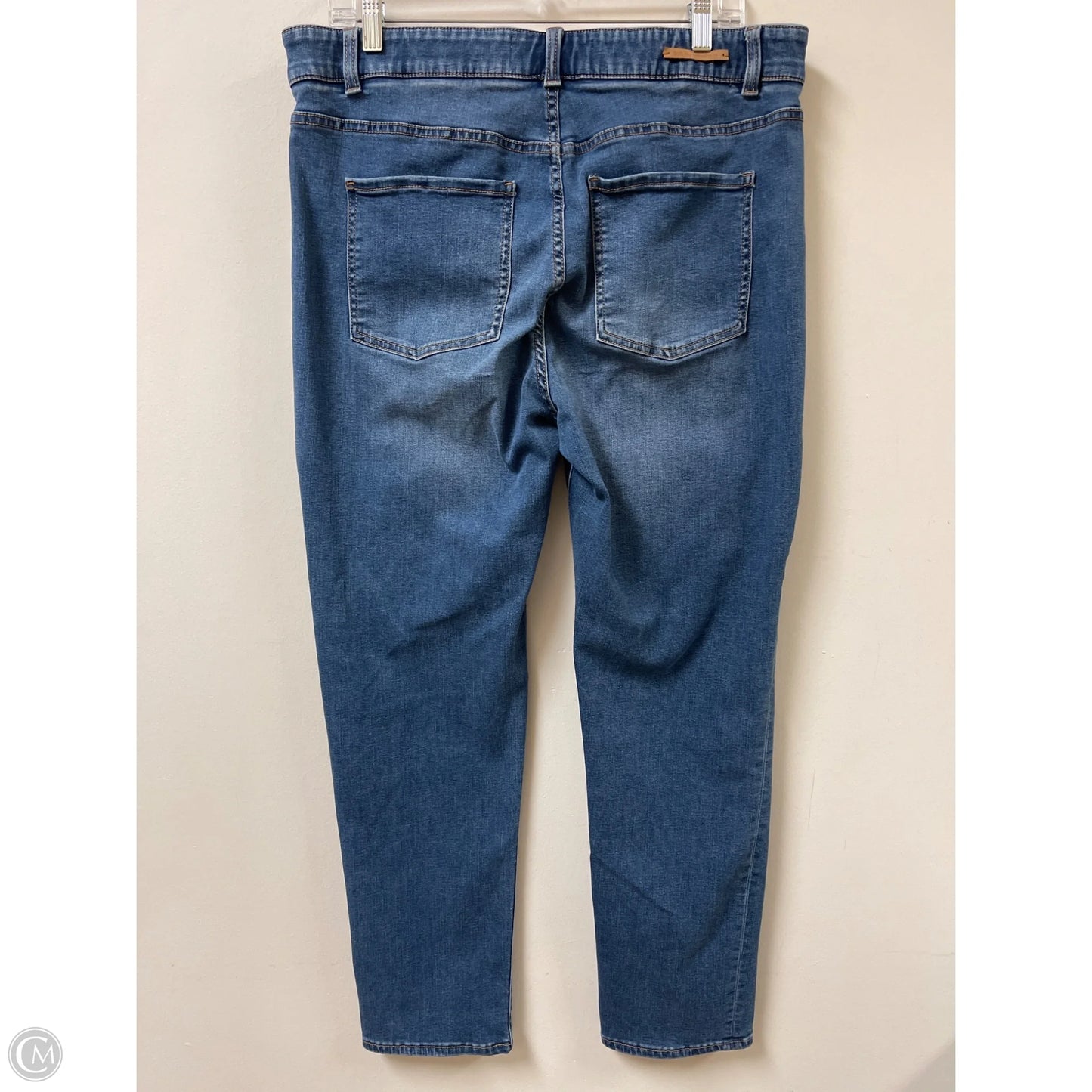 Jeans Straight By Soft Surroundings In Blue Denim, Size: 12