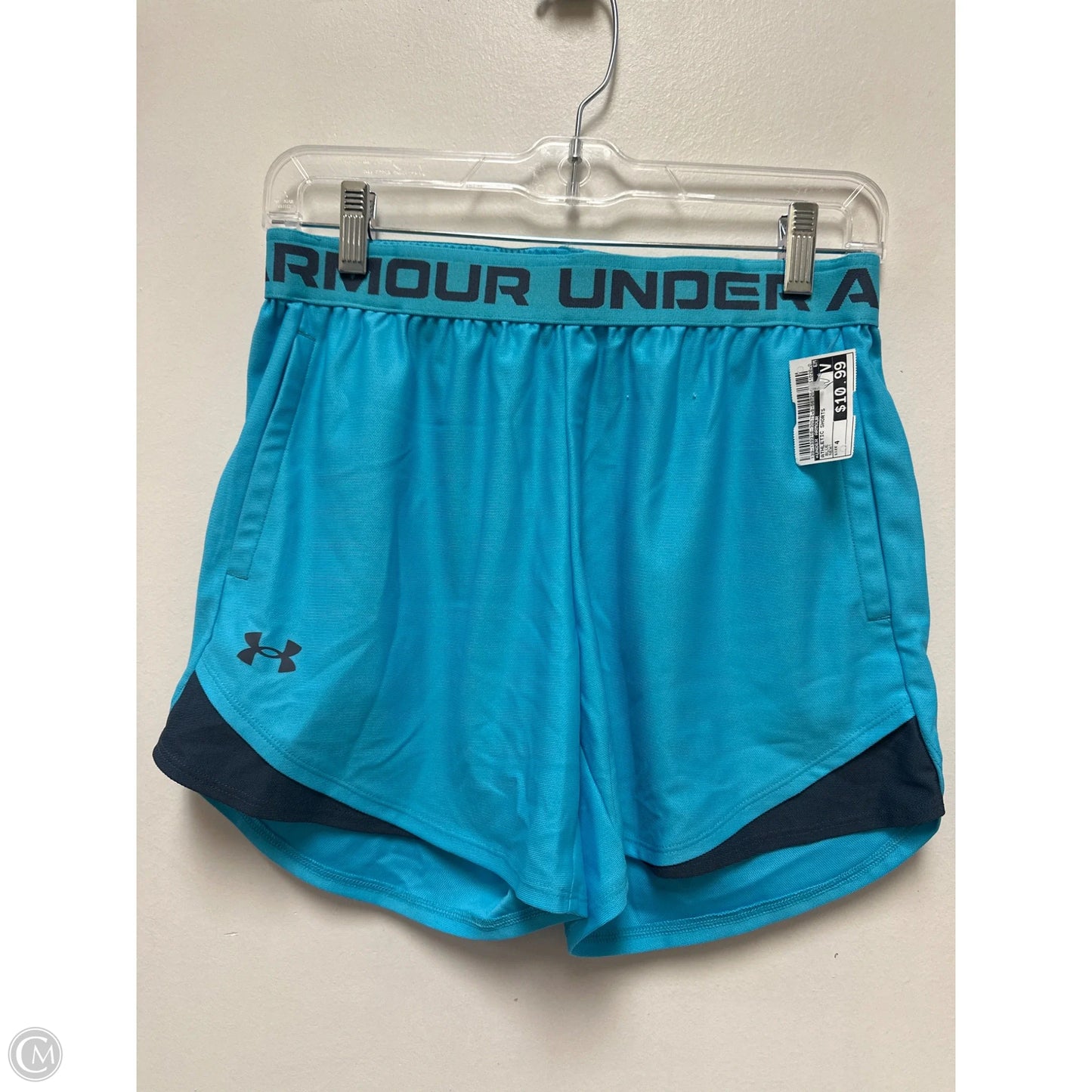 Athletic Shorts By Under Armour In Blue, Size: 4