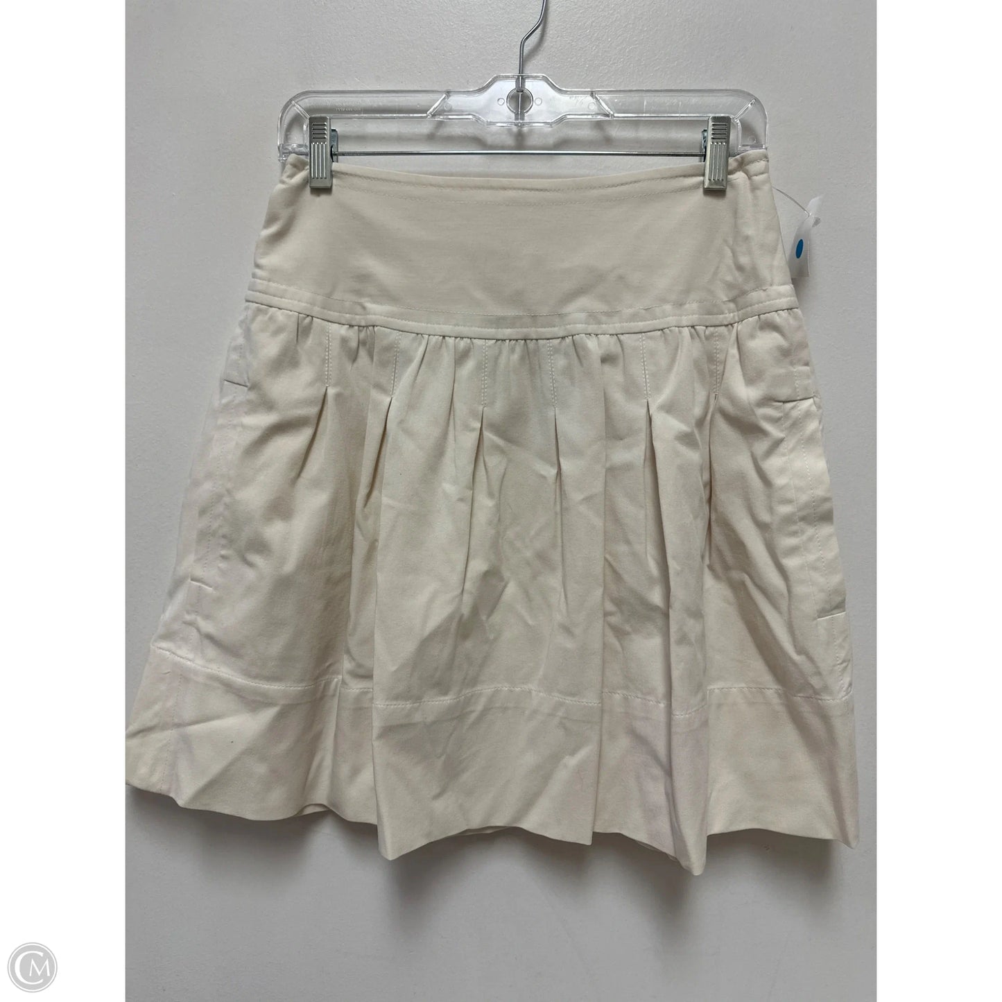 Skirt Midi By Bcbgmaxazria In Cream, Size: 6