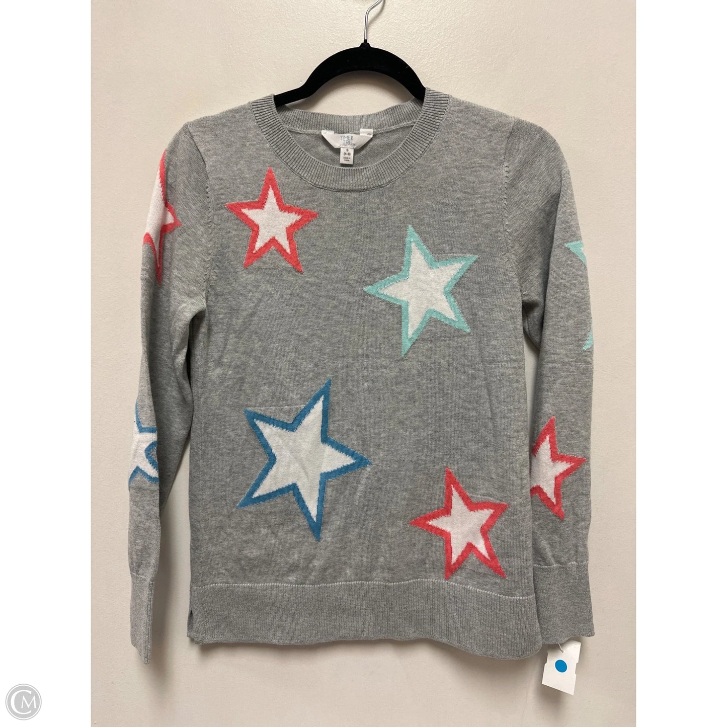 Sweater By Time And Tru In Grey, Size: S