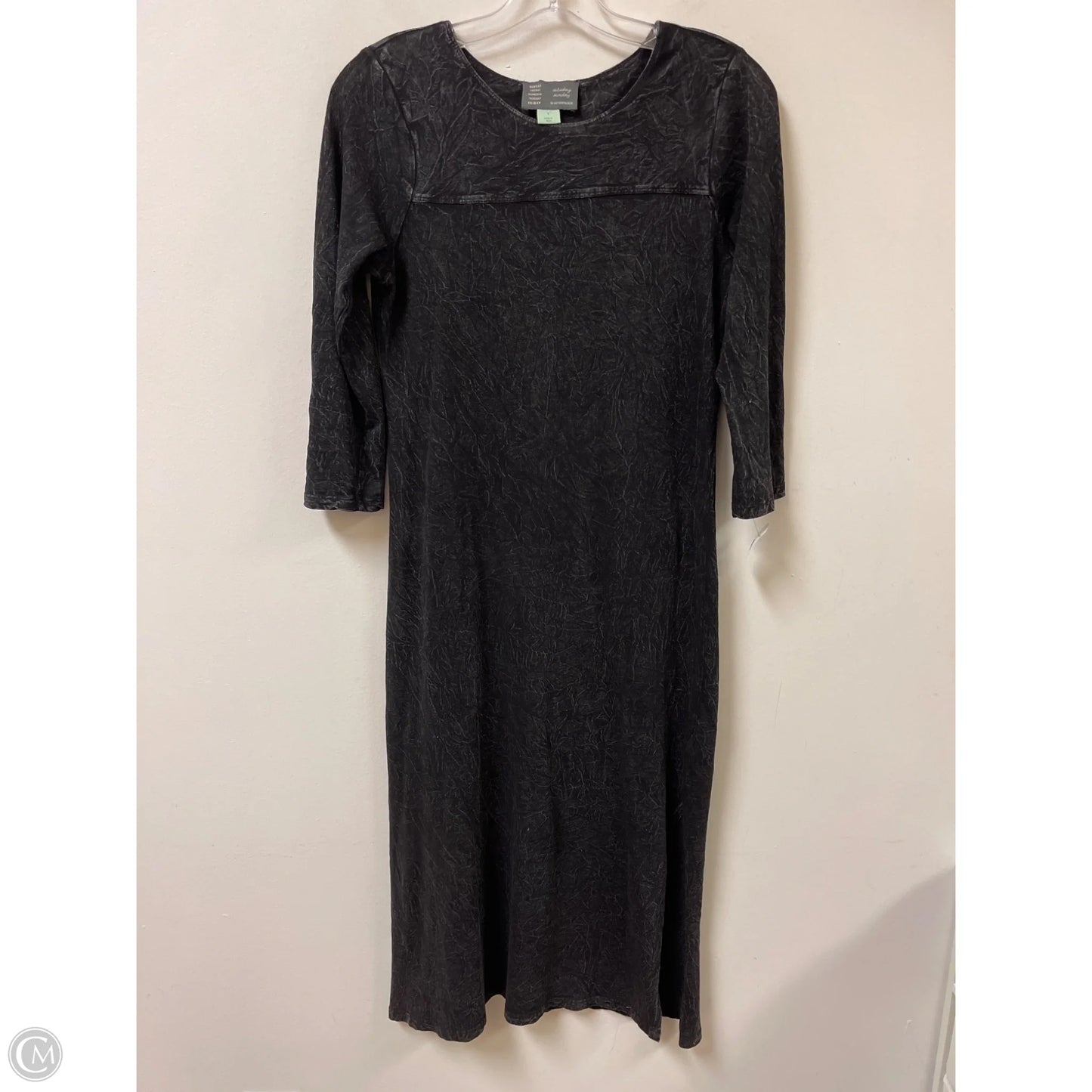 Dress Casual Midi By Saturday/sunday In Black, Size: S