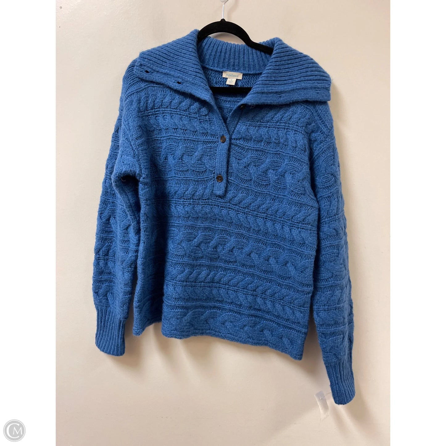 Sweater Cardigan By Sundance In Blue, Size: M