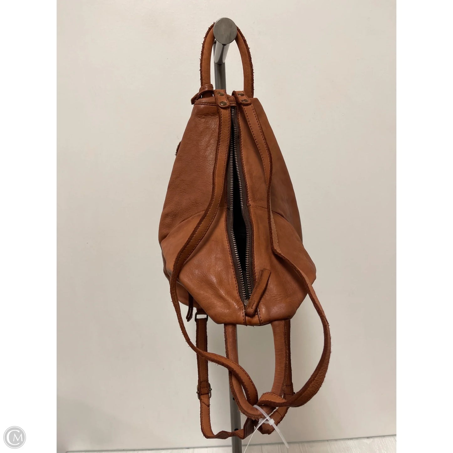 Backpack Leather By Clothes Mentor, Size: Medium