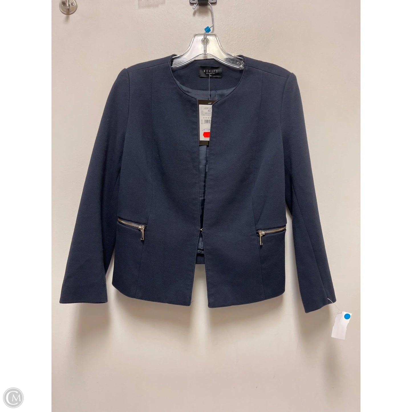 Blazer By Clothes Mentor In Navy, Size: M