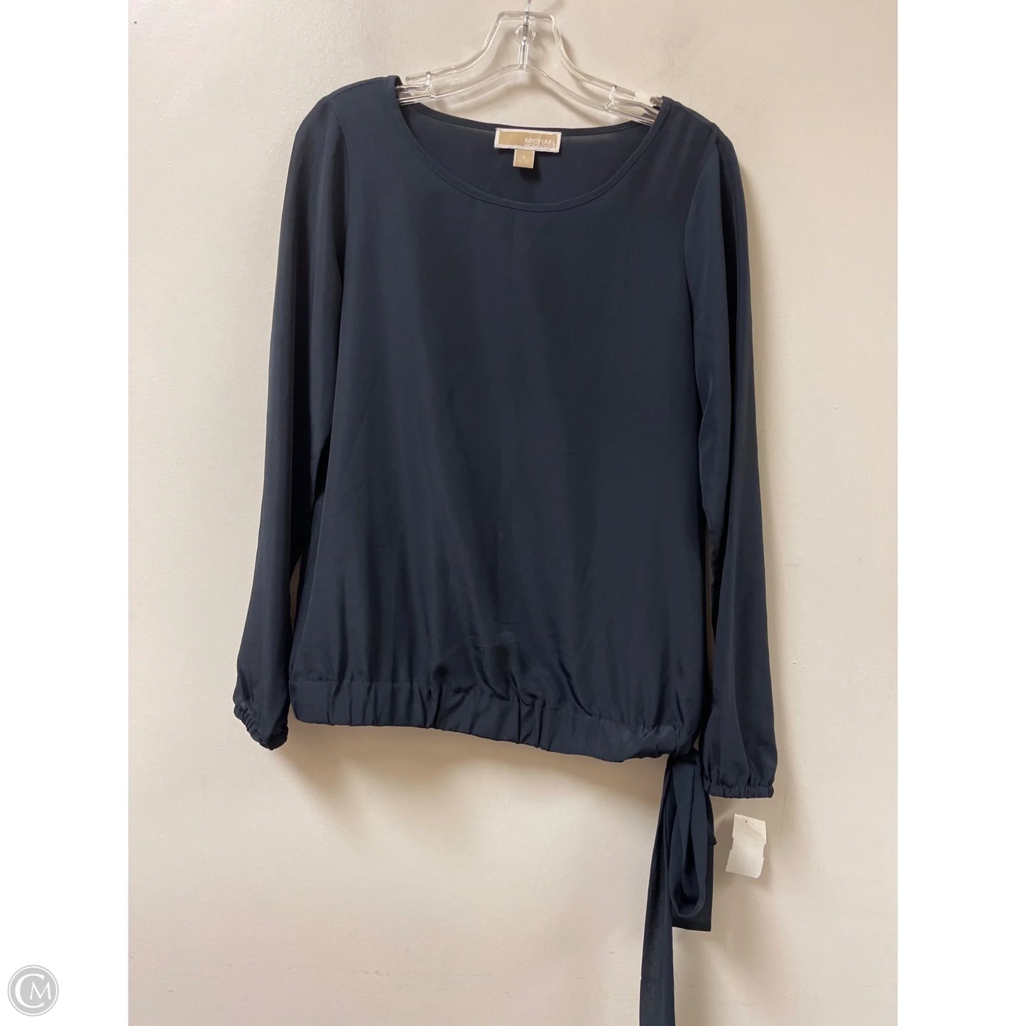 Top Long Sleeve By Michael By Michael Kors In Navy, Size: S