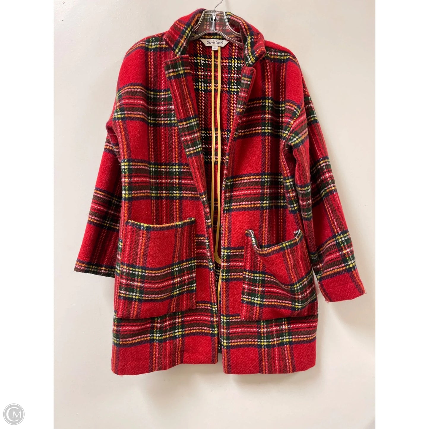 Coat Other By Davi & Dani In Plaid Pattern, Size: S