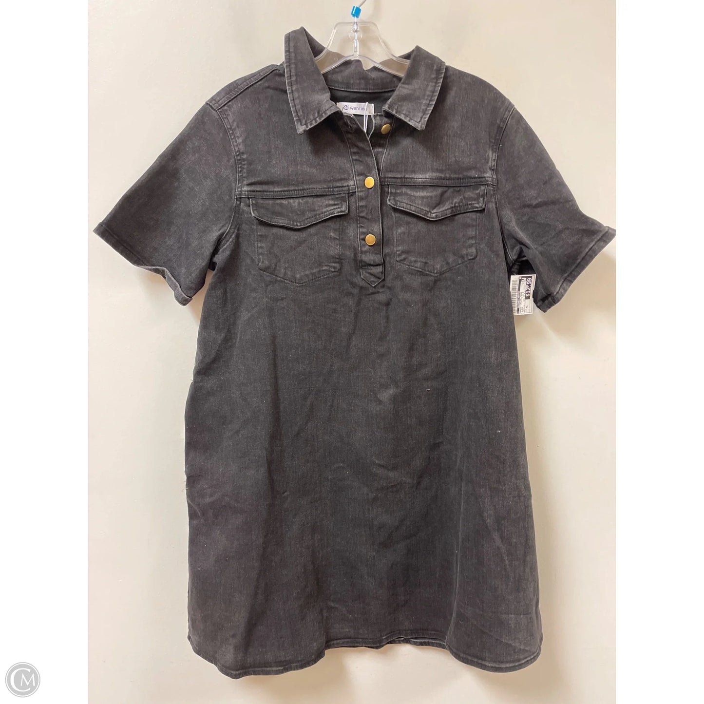 Dress Casual Midi By Clothes Mentor In Black, Size: Xl