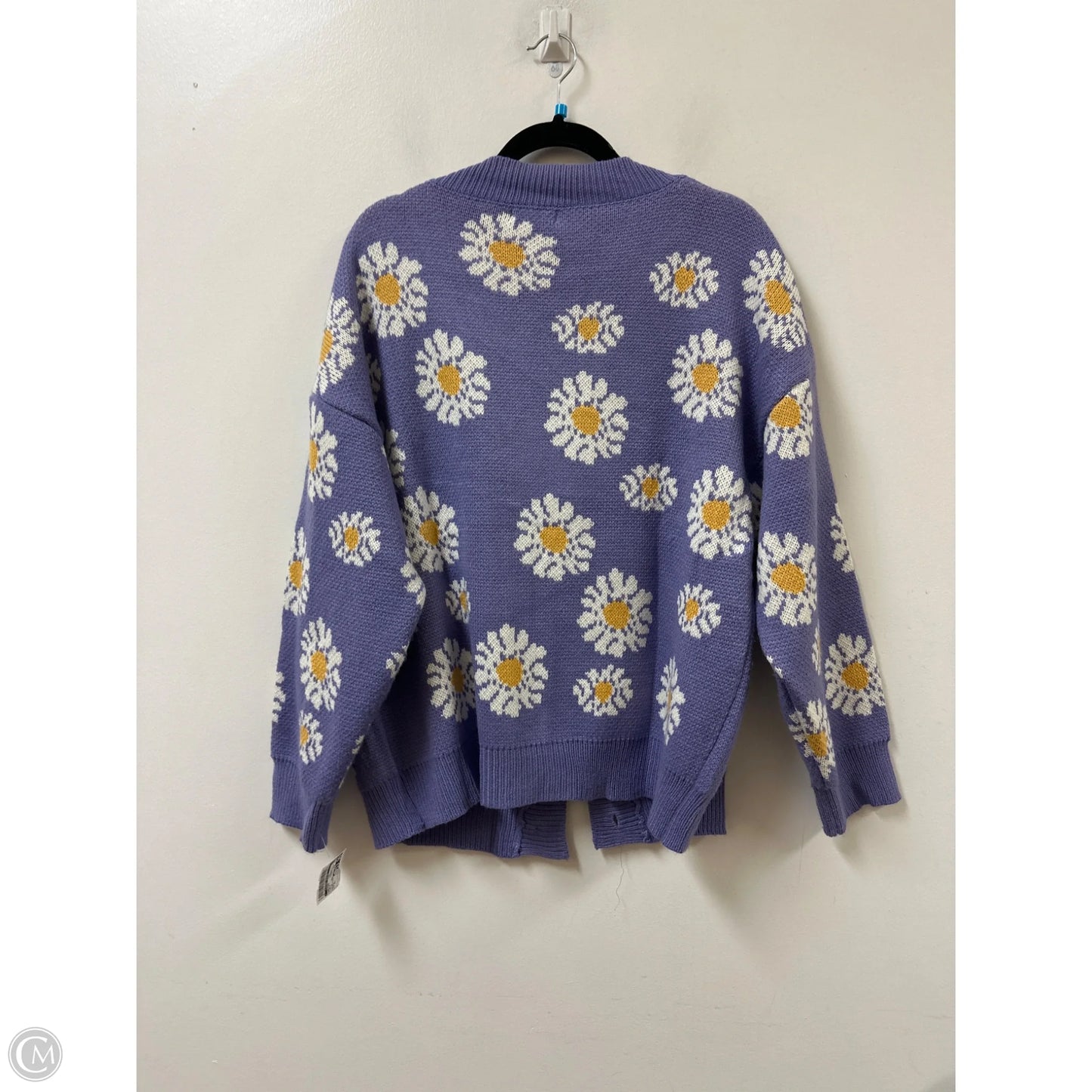 Cardigan By Clothes Mentor In Purple, Size: Xl
