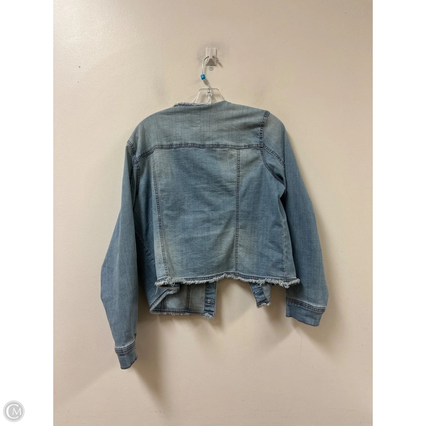 Jacket Denim By Kensie In Blue Denim, Size: Xl