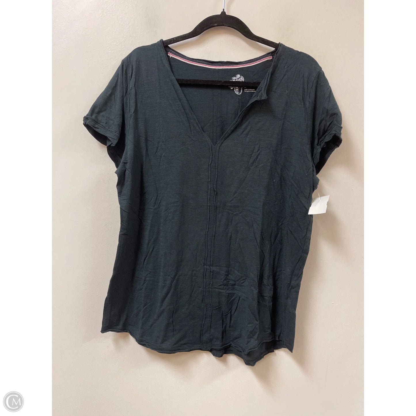 Top Short Sleeve By Pilcro In Navy, Size: Xl